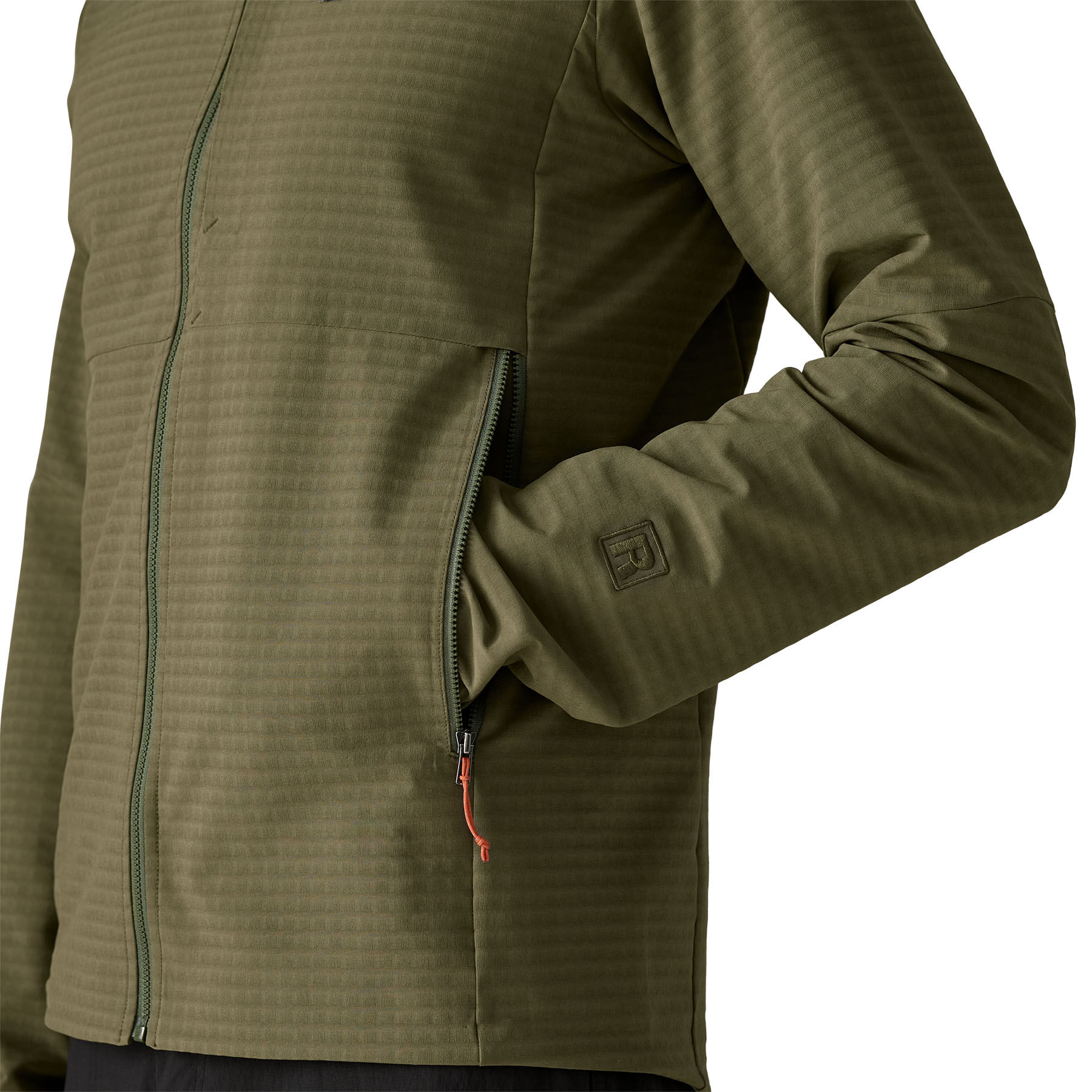 Patagonia-R1-TechFace-Fleece-Hoodie---Men-s-Basin-Green