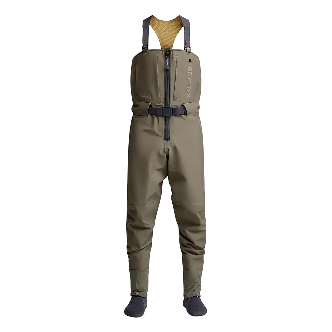 SITKA-Crosscurrent-Zip-GTX-Stockingfoot-Wader-Bark-Brown