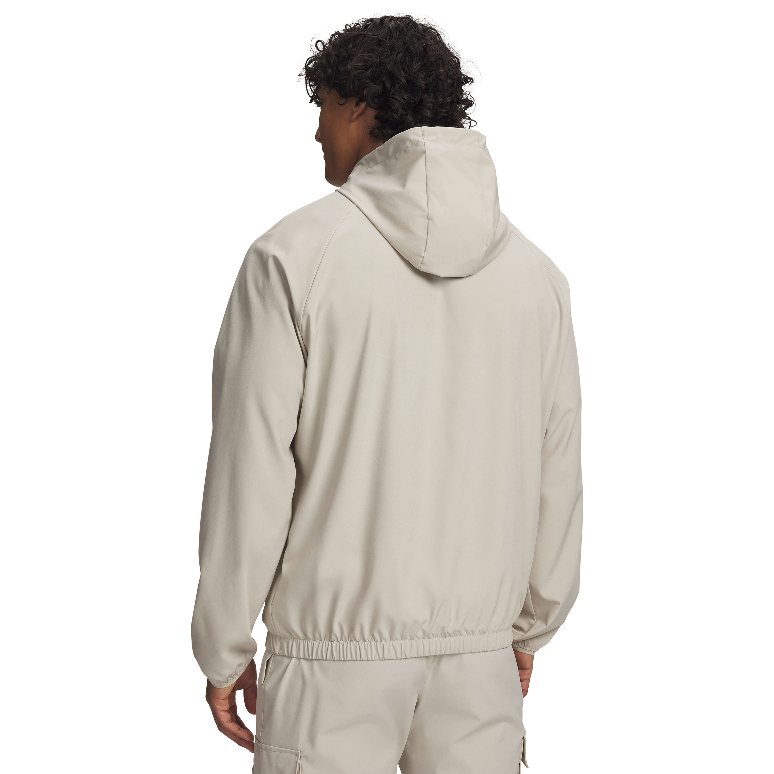 Under Armour UA Vibe Stretch Woven Anorak Jacket - Men's - Khaki Base / Black L