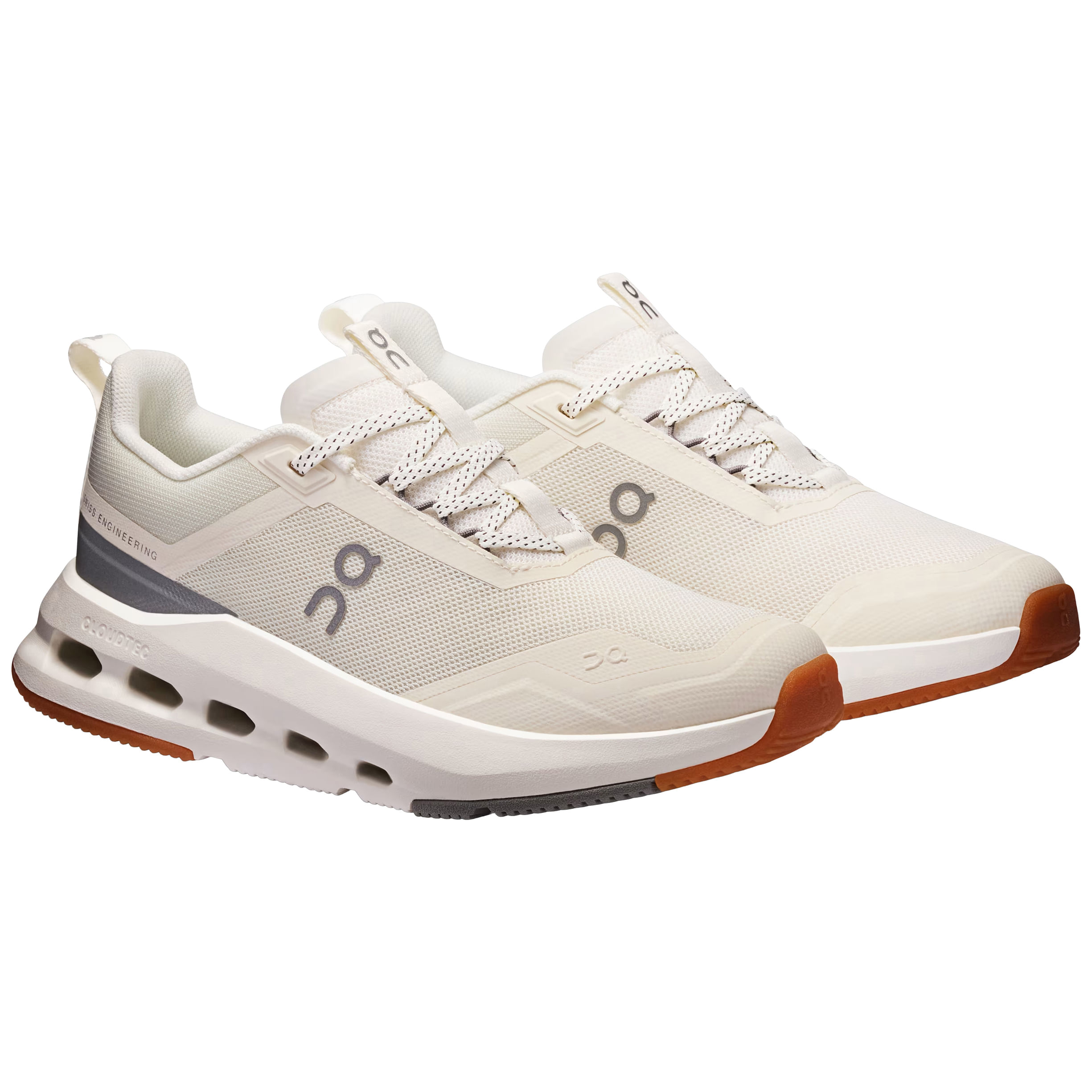 On Cloudnova Shoe - Kids' - Ivory / Apollo 3.5Y