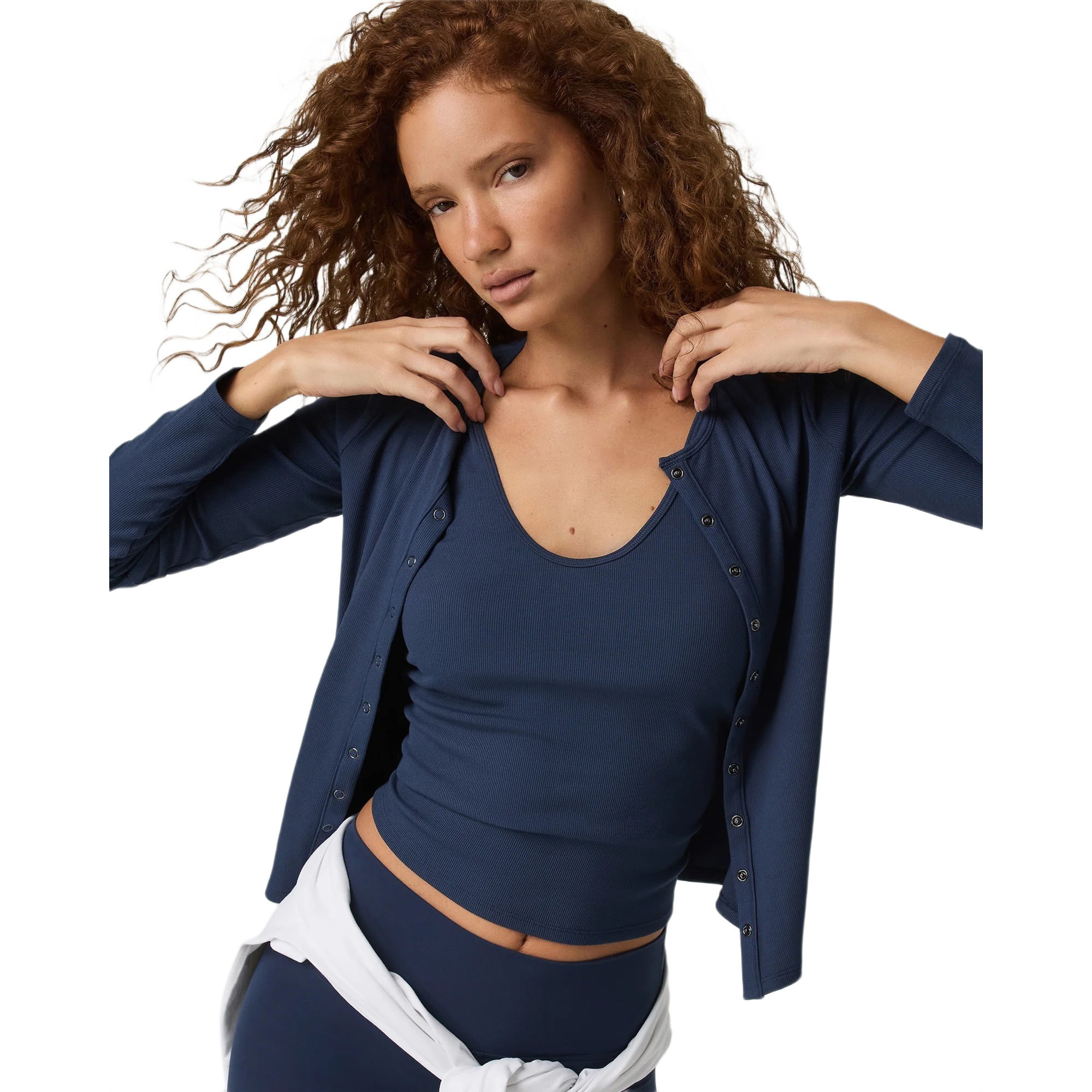 Vuori Pose Twin Long Sleeve Cardigan - Women's - Als.com