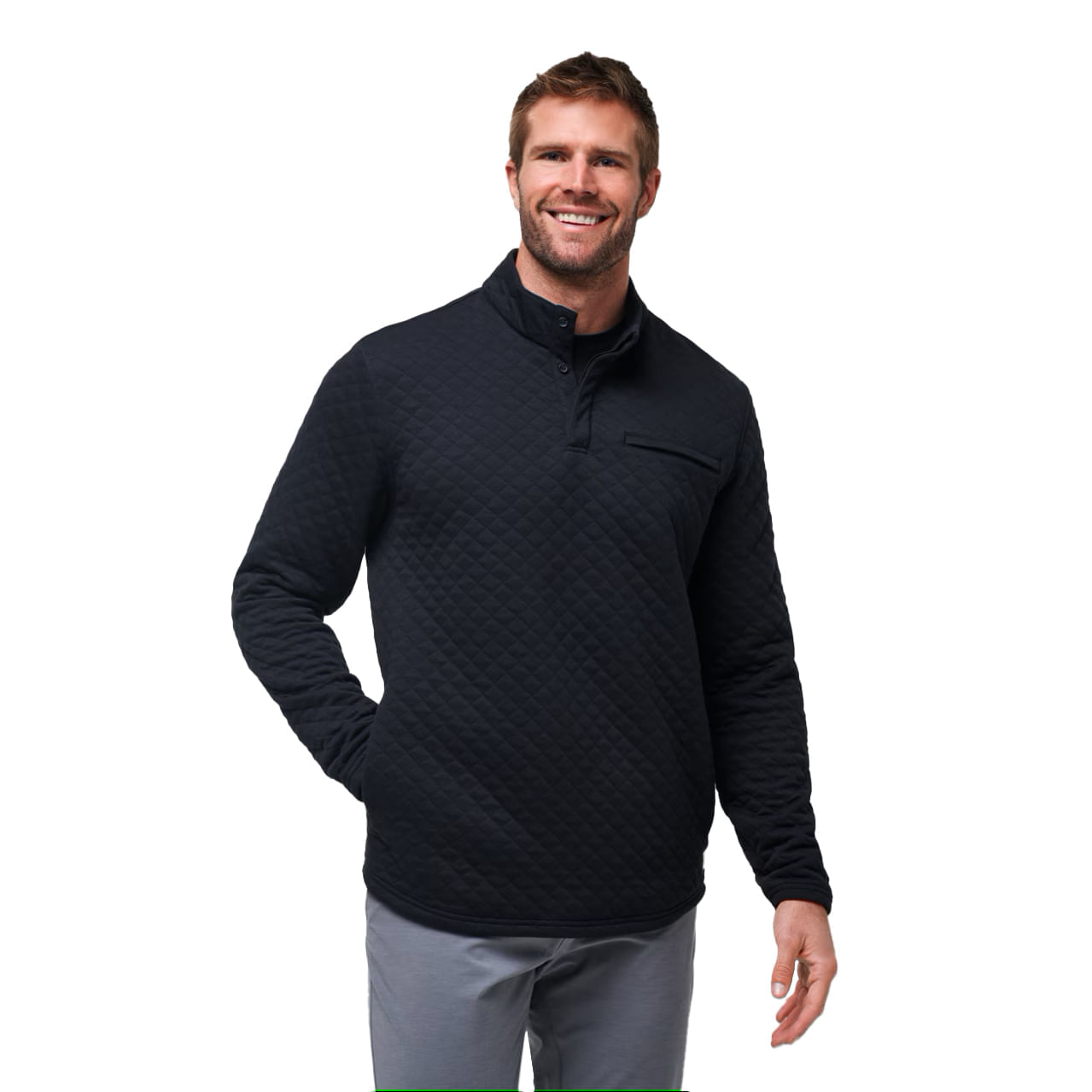 TravisMathew-Transatlantic-1-4-Zip-Golf-Pullover---Men-s-Black