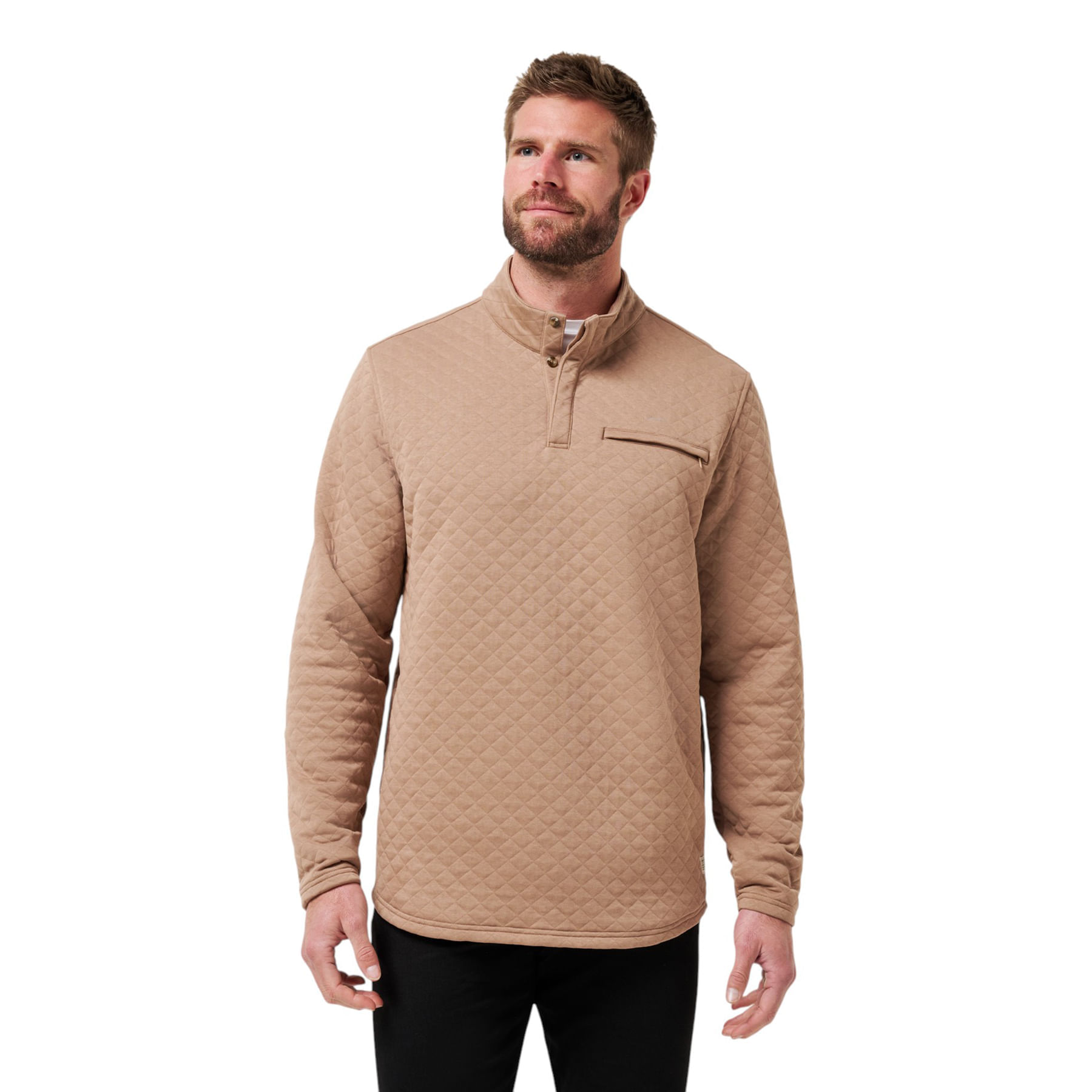 TravisMathew Transatlantic 1/4 Zip Golf Pullover - Men's - Als.com