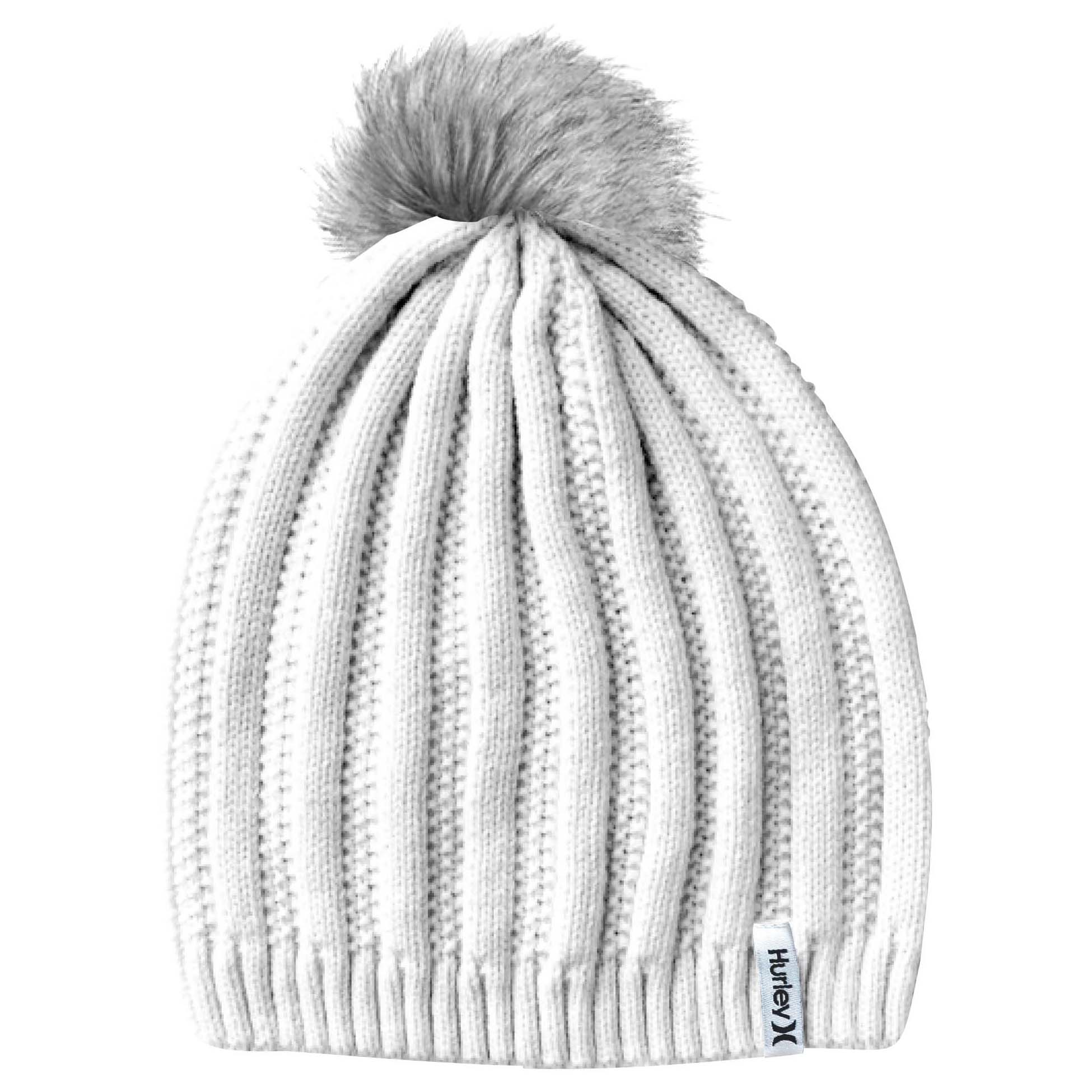 Hurley-Helena-Pom-Beanie---Women-s-White