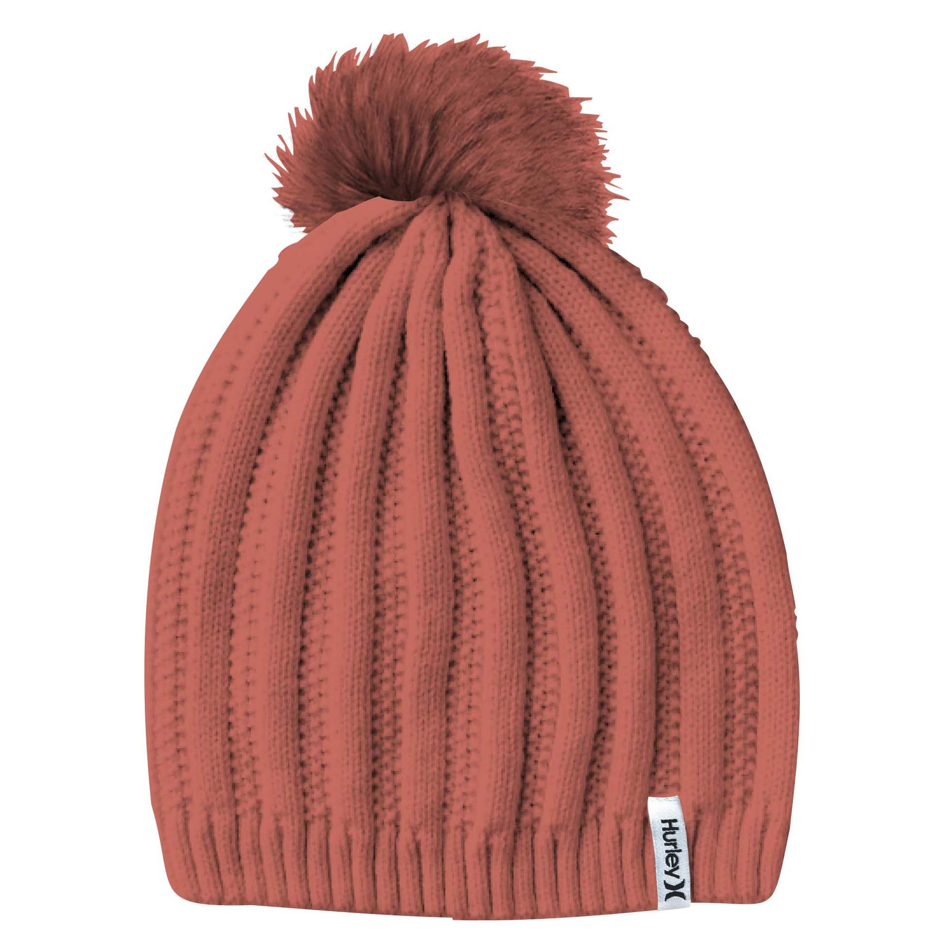 Hurley-Helena-Pom-Beanie---Women-s-Melon-Tint