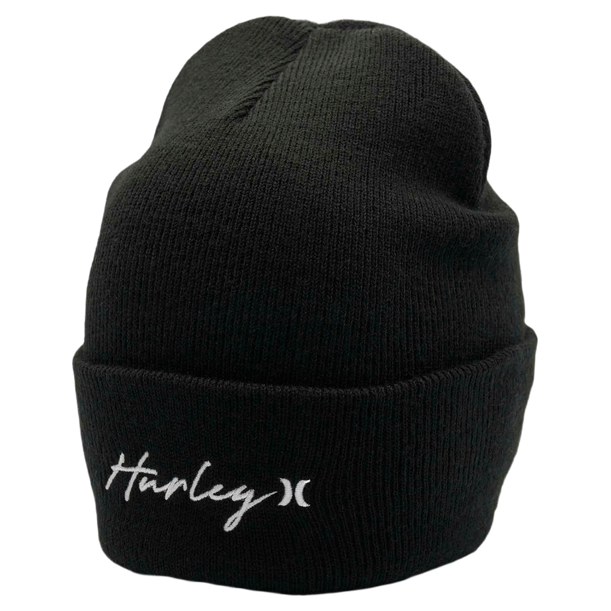 Hurley-Script-Cuff-2.0-Beanie---Women-s-Black