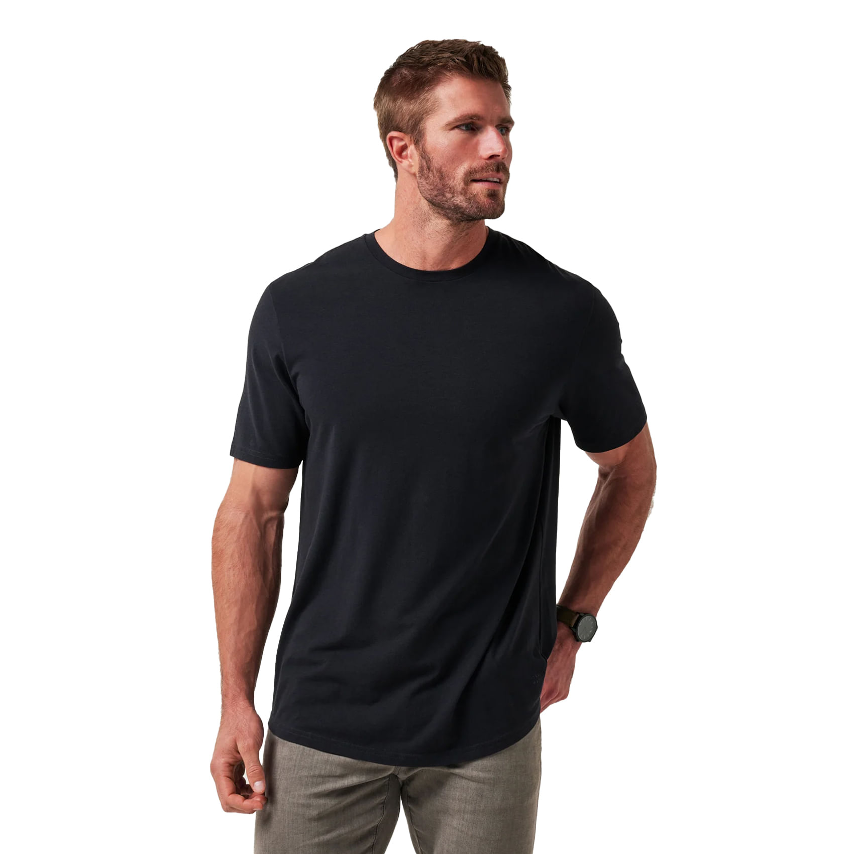 TravisMathew-Cloud-Crew-T-Shirt---Men-s-Black
