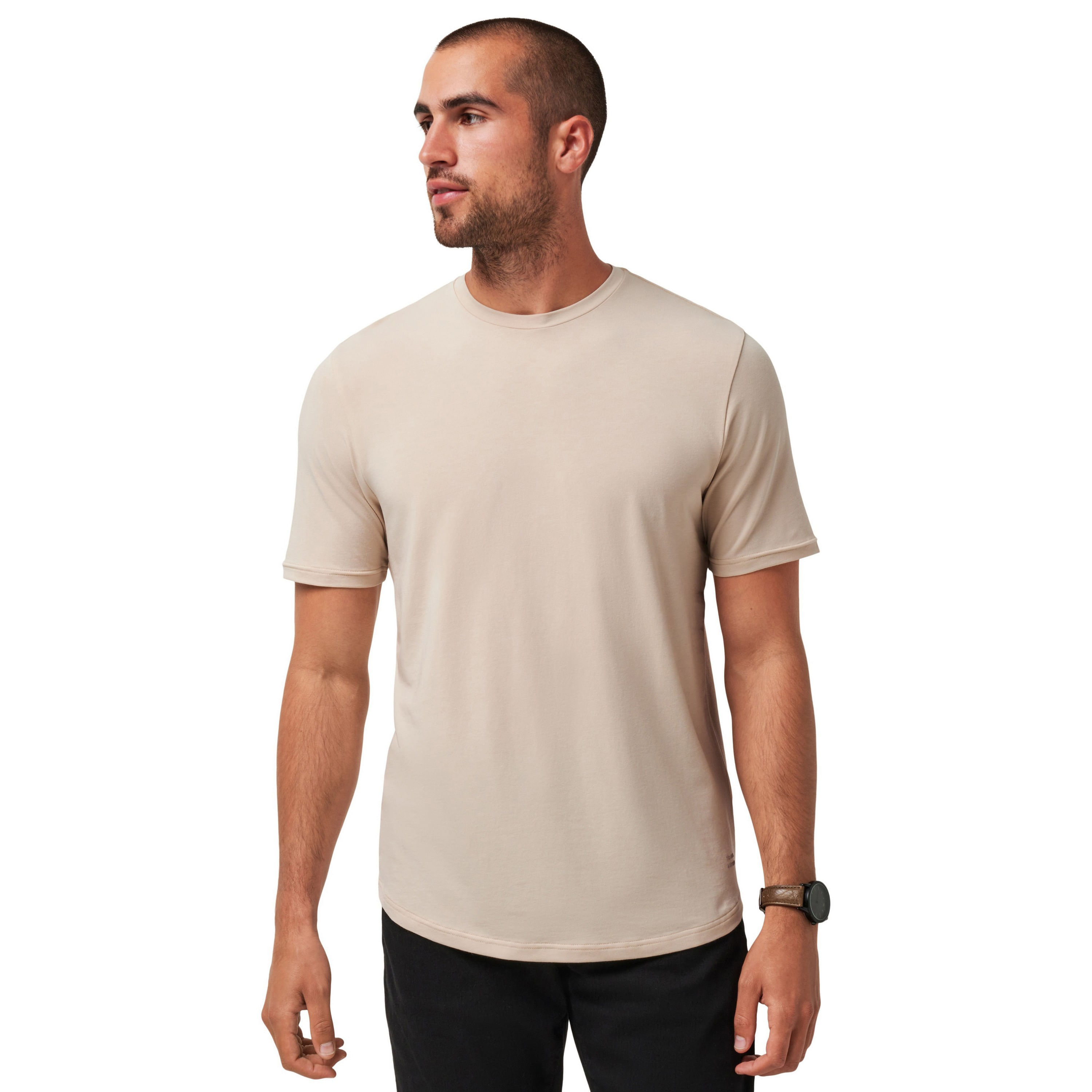 TravisMathew-Cloud-Crew-T-Shirt---Men-s-Italian-Sand