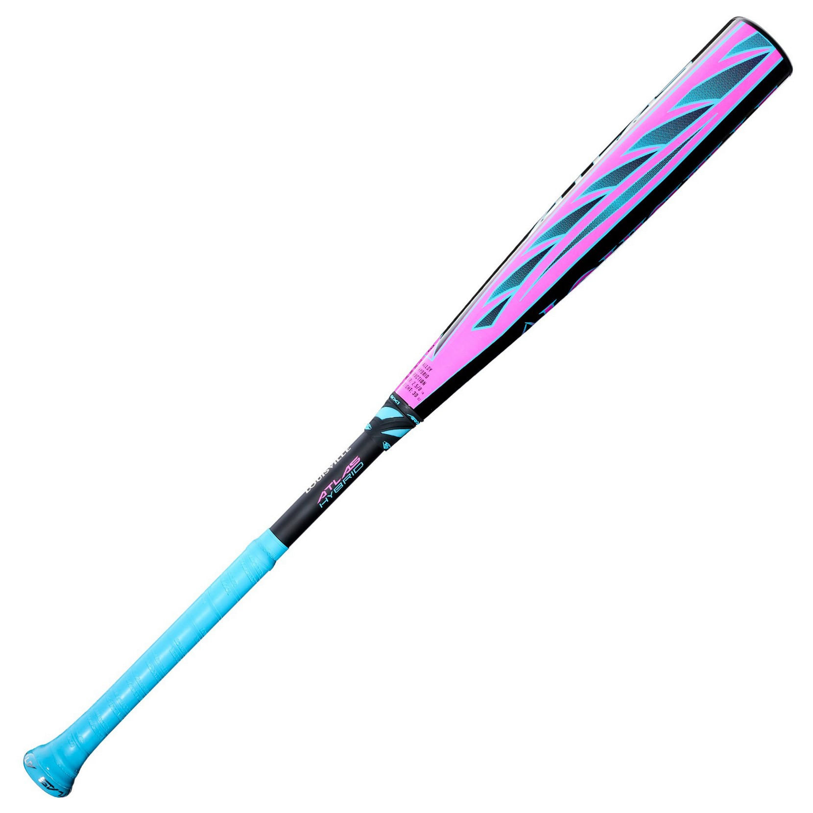 Louisville Slugger Atlas Hybrid Pink BBCOR (-3) Baseball Bat