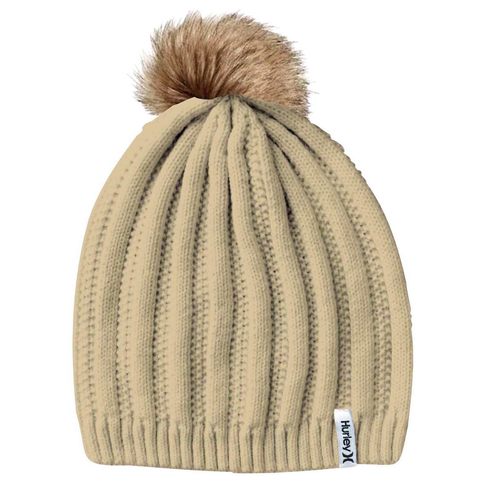 Hurley-Helena-Pom-Beanie---Women-s-Oatmeal