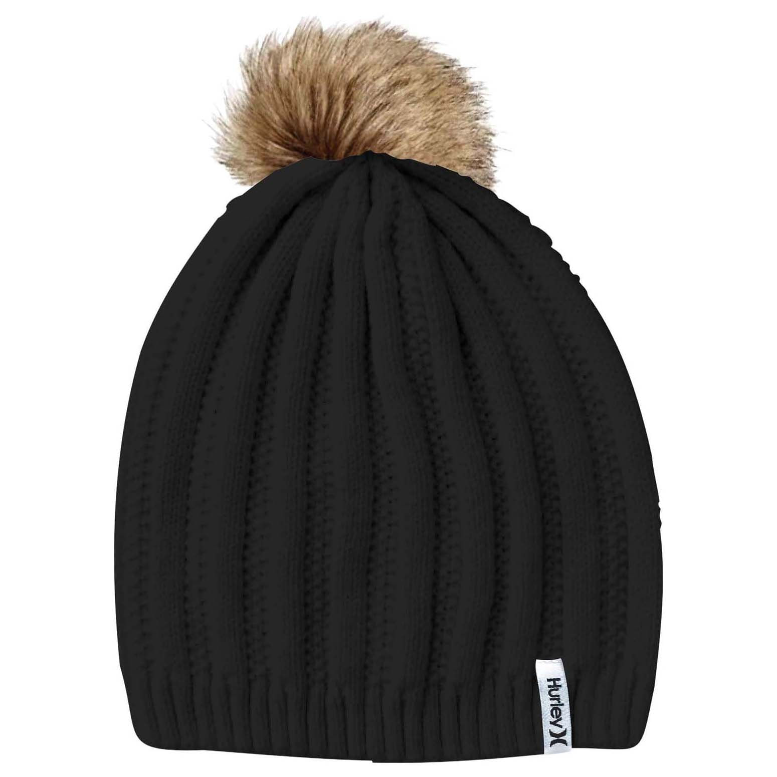 Hurley-Helena-Pom-Beanie---Women-s-Black-2
