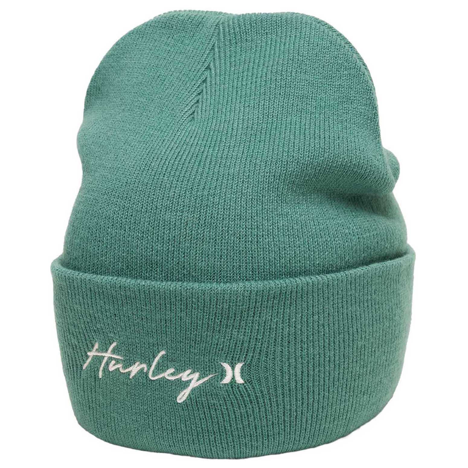 Hurley-Script-Cuff-2.0-Beanie---Women-s-Spruce-Fog