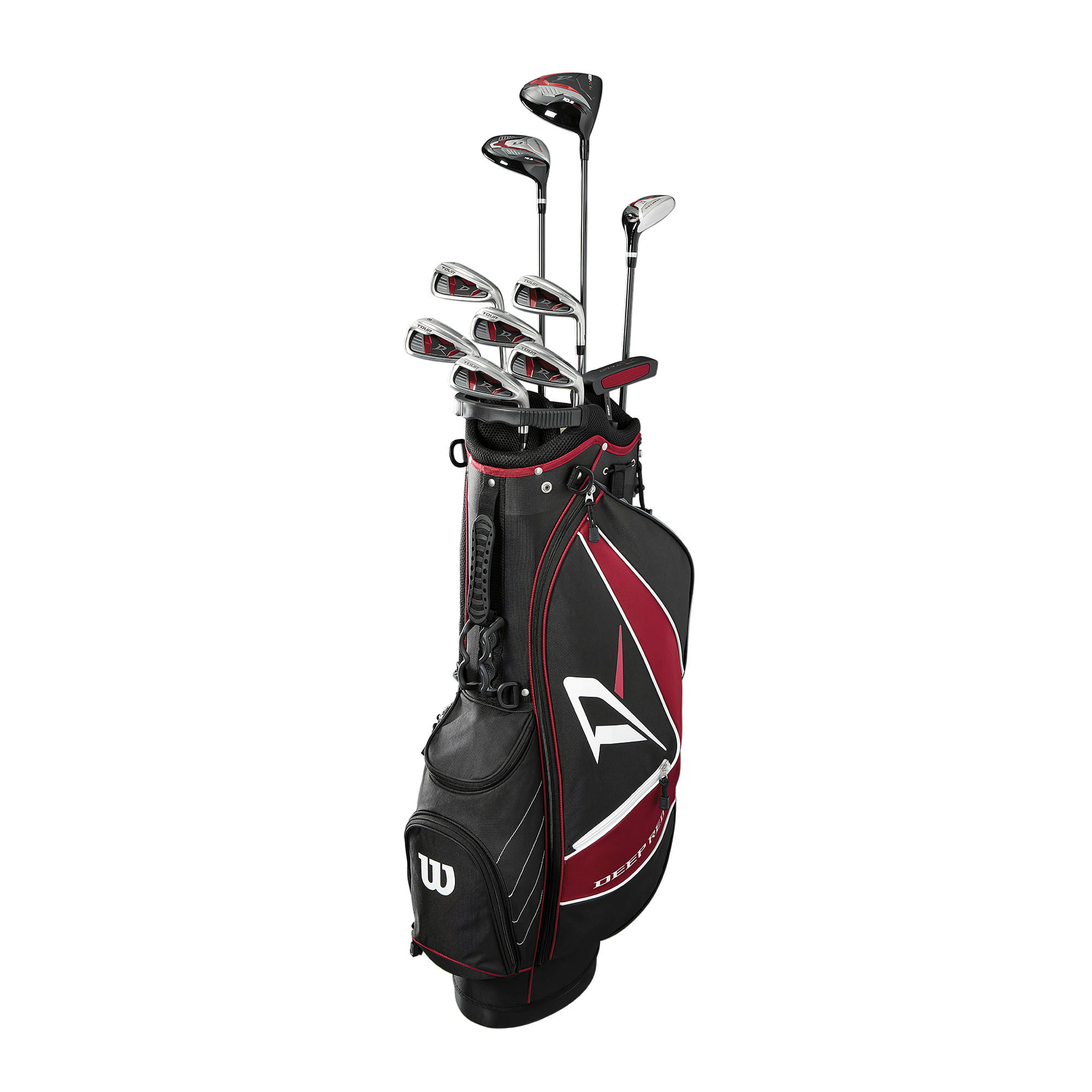 Wilson Deep Red Tour Stand Complete Set - Men's - Als.com