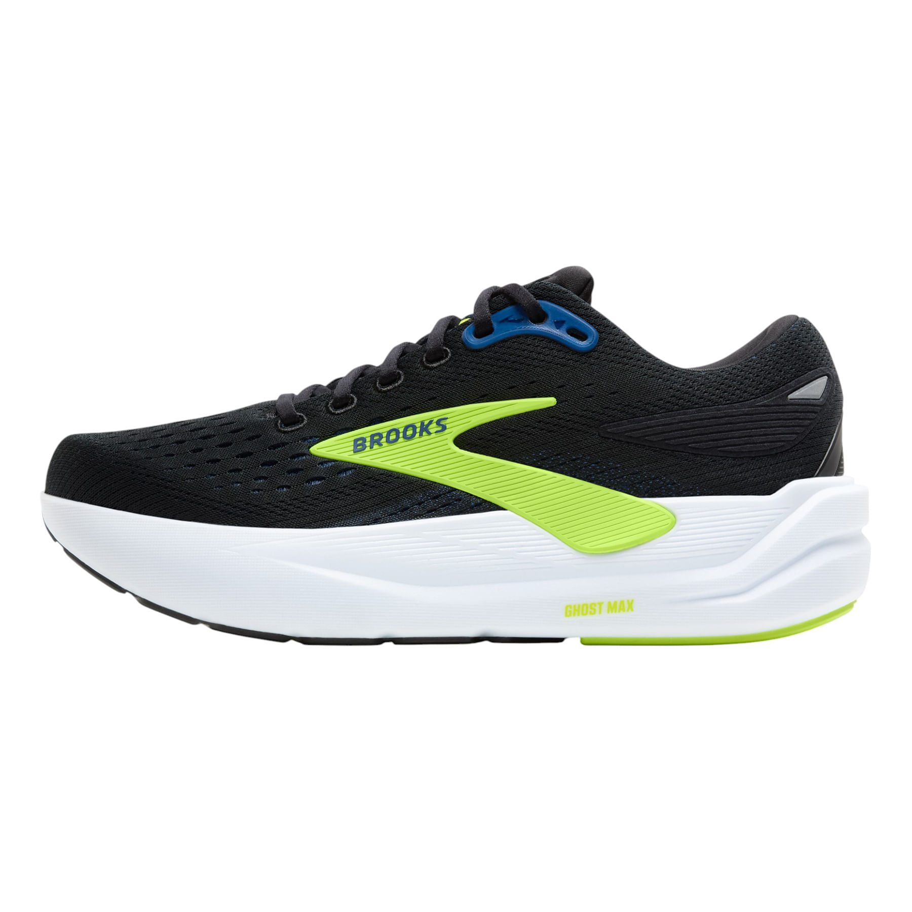 Brooks-Ghost-Max-3-Running-Shoe---Men-s-Black---Navy---Acid-Lime