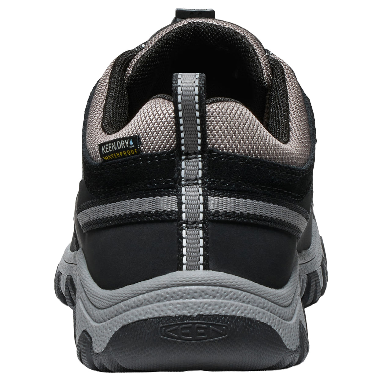 KEEN-Targhee-IV-Waterprof-Hiking-Shoe---Kids--Black---Steel-Grey