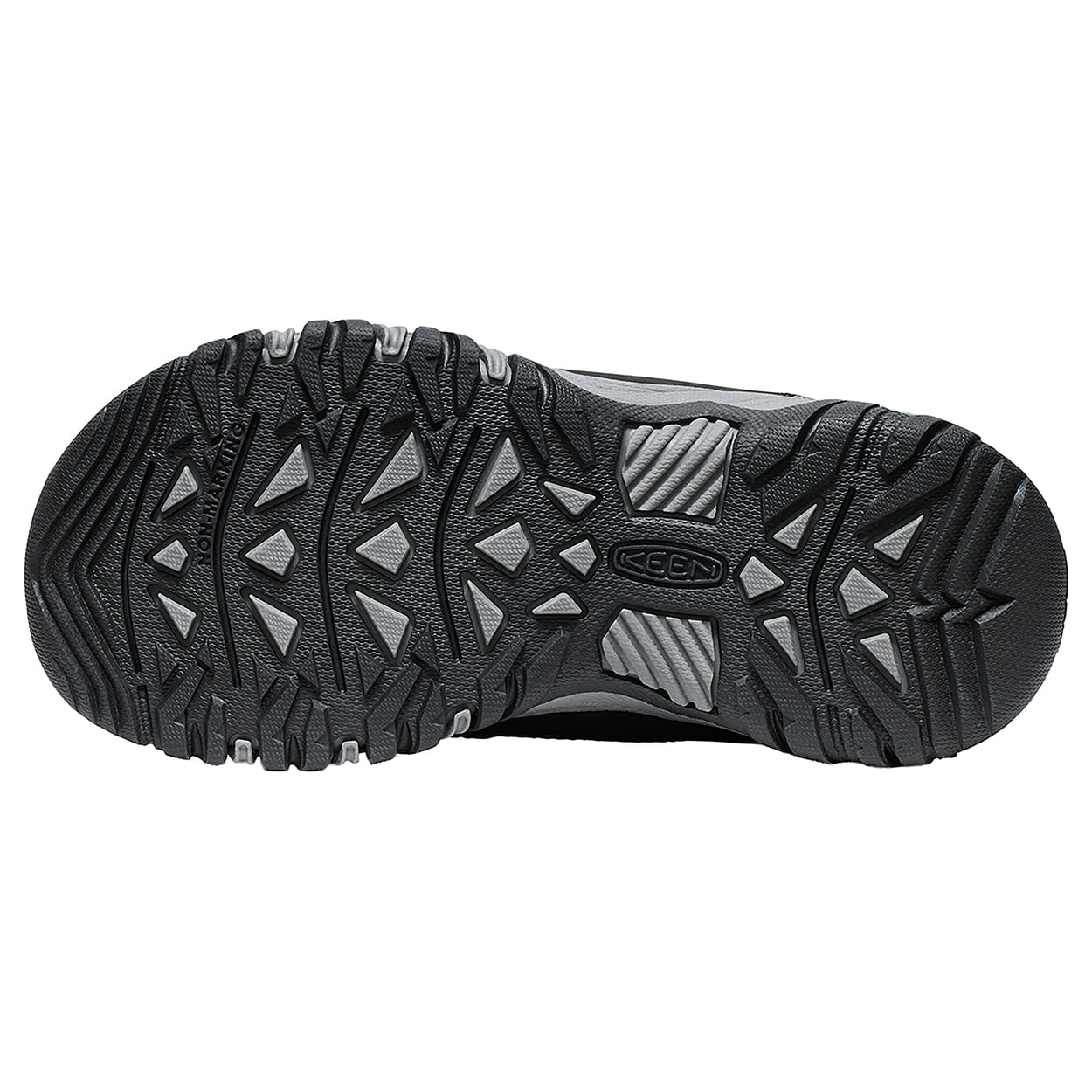 KEEN-Targhee-IV-Waterprof-Hiking-Shoe---Kids--Black---Steel-Grey