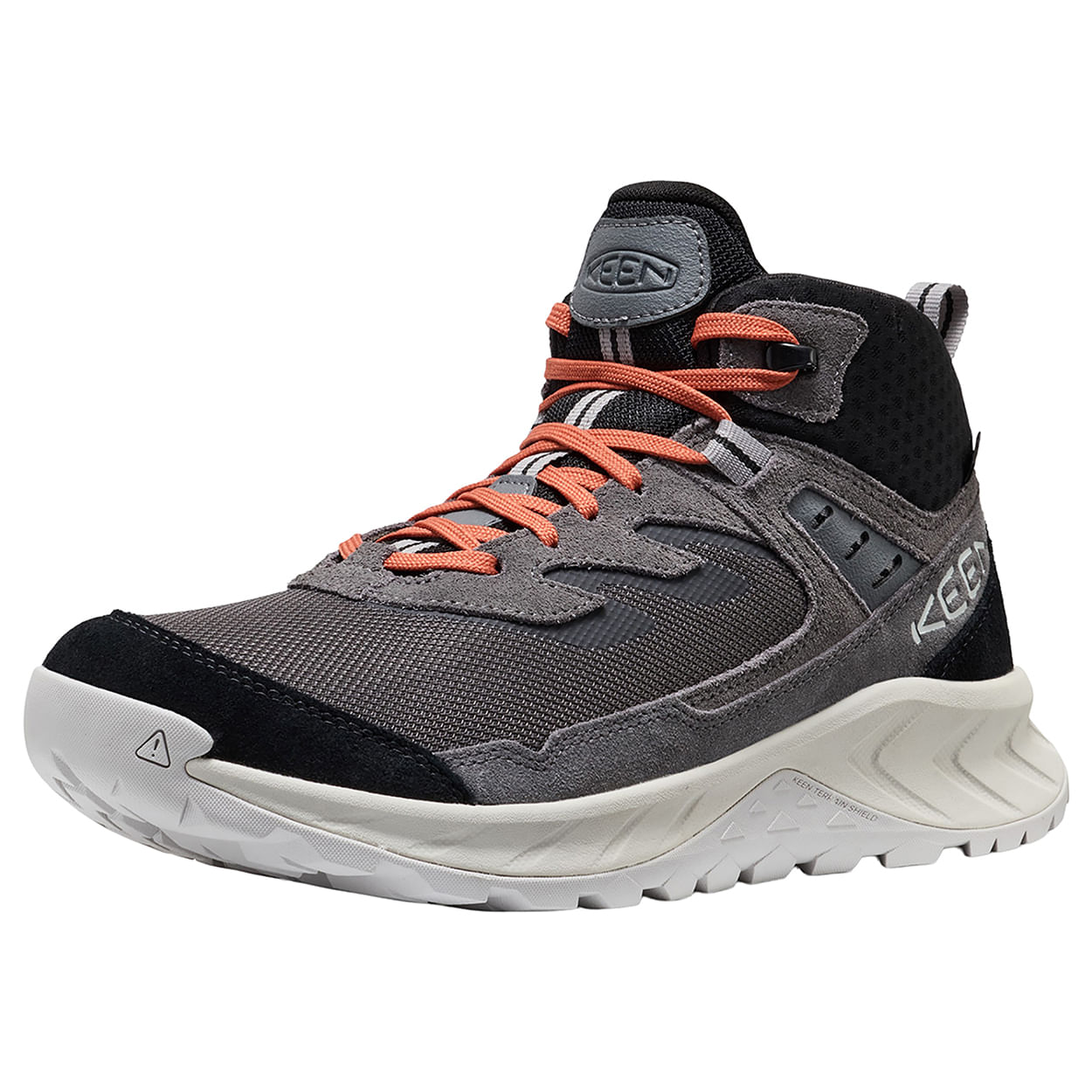 KEEN Hightrail Waterprof Mid Hiking Boot - Men's - Magnet / Burnt Brick 9.5 Regular