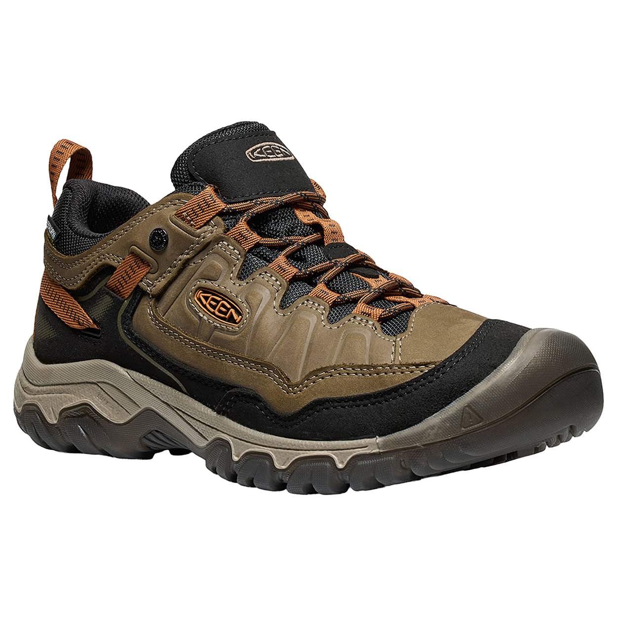 KEEN Targhee IV Waterprof Hiking Shoe - Men's - Sea Turtle / Roasted Pecan 9.5 Regular