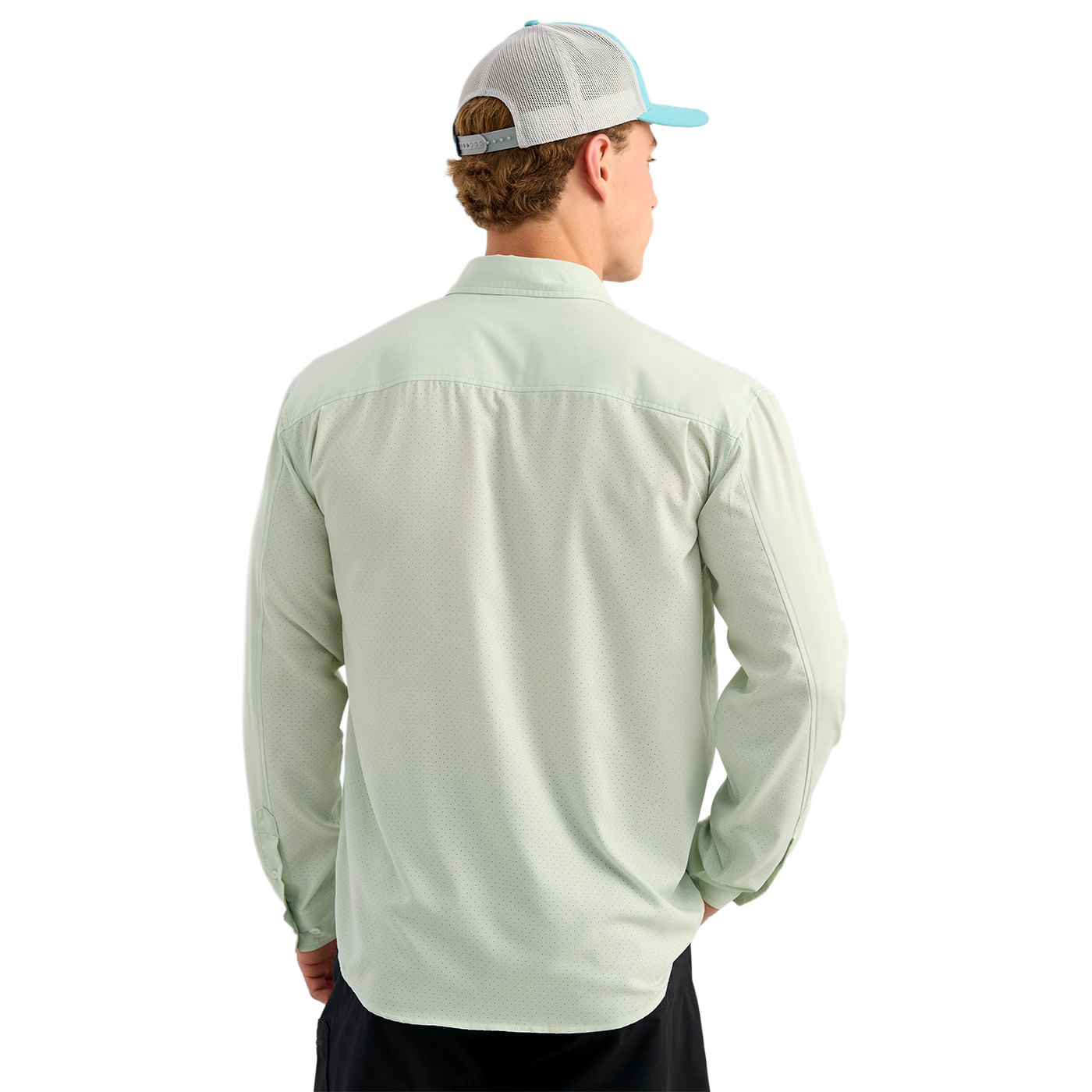 Huk-Tide-Point-Long-Sleeve-Shirt---Men-s-Pale-Algae