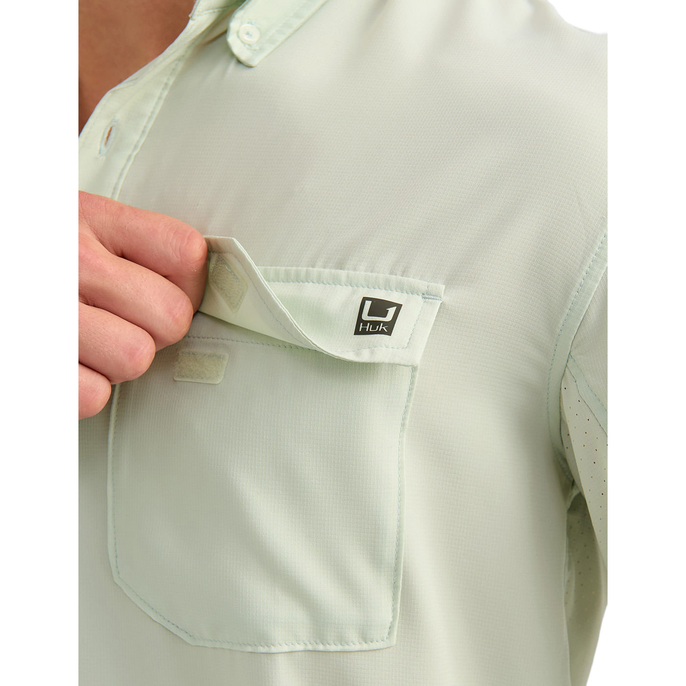 Huk-Tide-Point-Long-Sleeve-Shirt---Men-s-Pale-Algae
