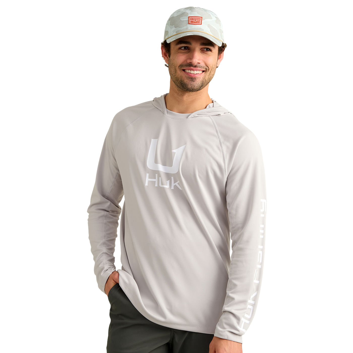 Camicia A Maniche Lunghe Da Pesca HUK Pursuit Patterned – Protezione UPF 50+, Traspirante E Asciugatura Rapida – Uomo - 2