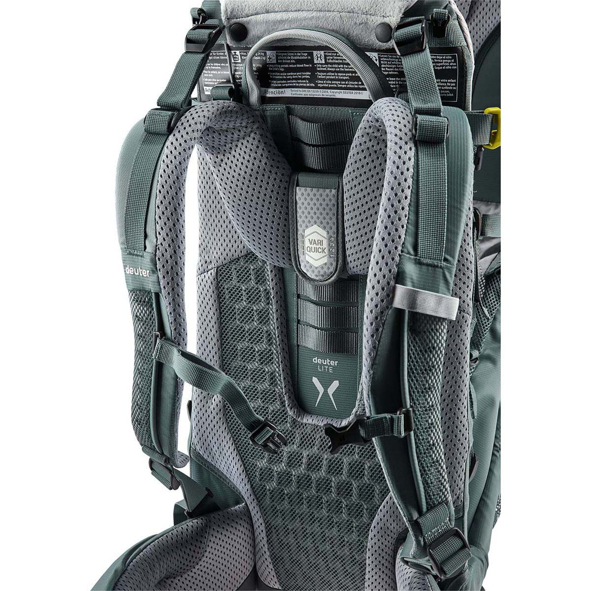 deuter Kid Comfort III ブラック/グレー Deuter Kid Comfort 3 Child Carrier - Gearo