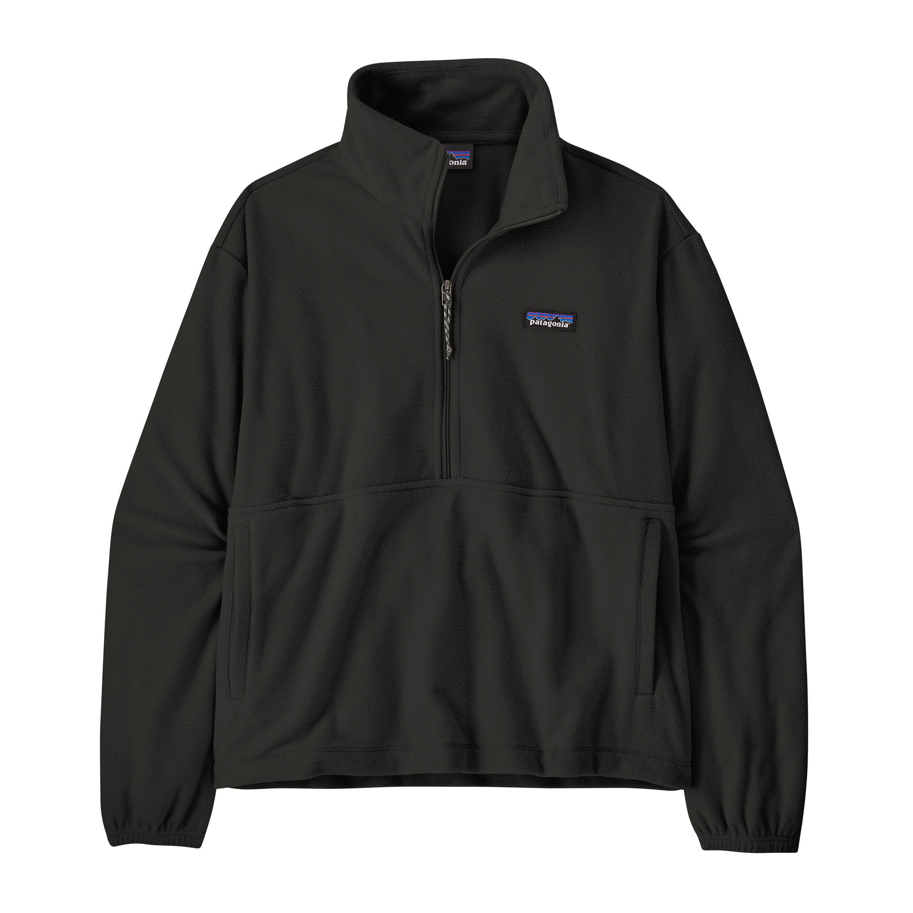 Patagonia-Micro-D-1-2-Zip-Fleece-Pullover---Women-s-Black