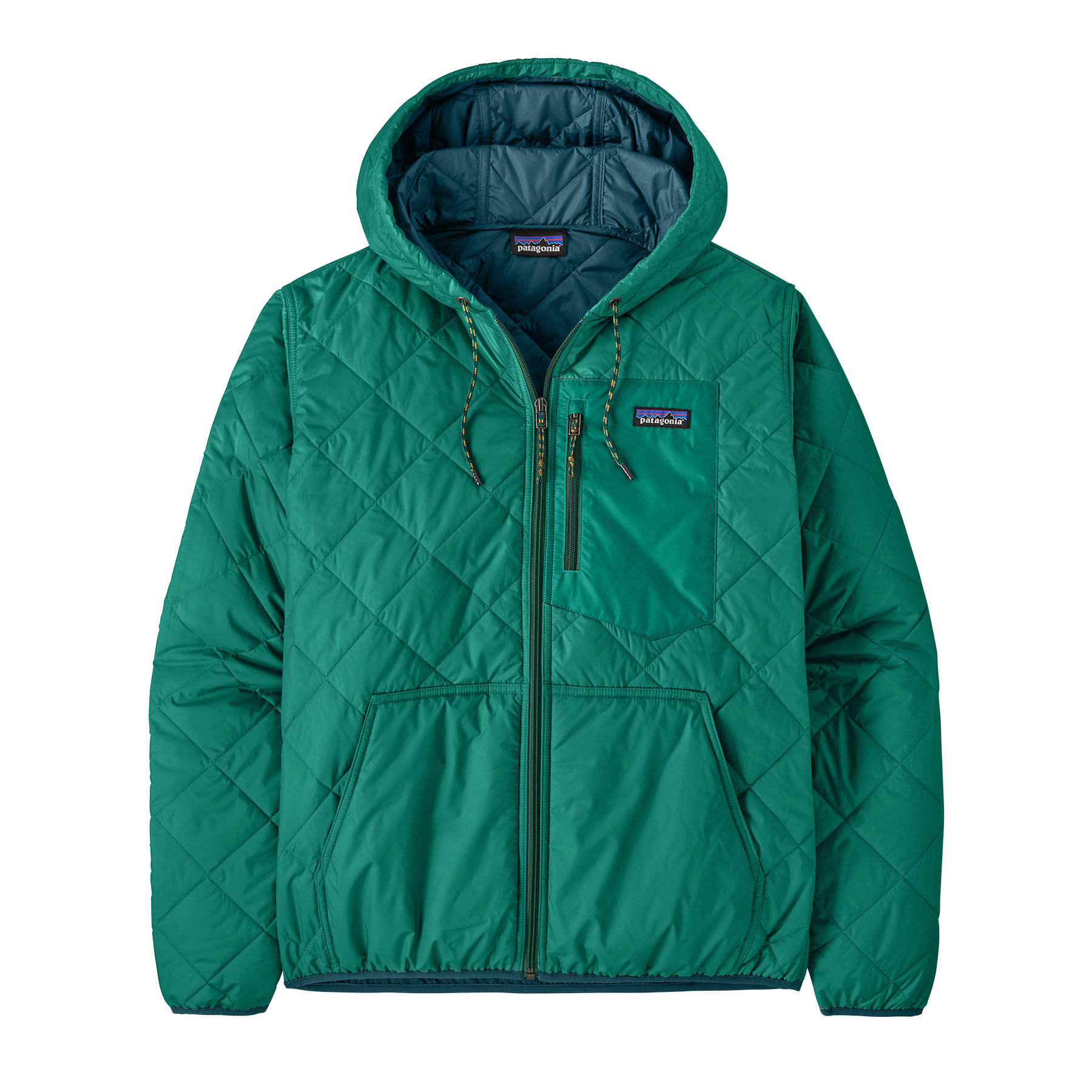 Patagonia-Diamond-Quilted-Bomber-Hoodie---Men-s-Gem-Green