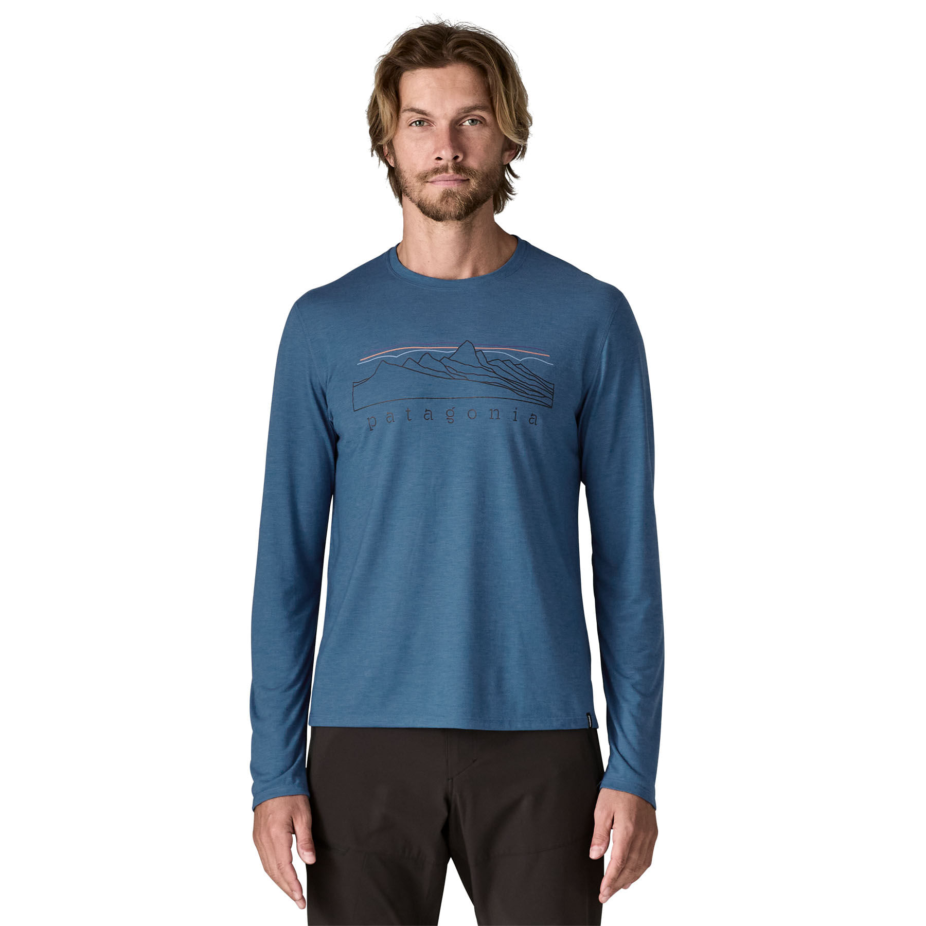 Patagonia Stratapeaks Capilene Cool Trail Long-Sleeve T-Shirt - Men's - Basin Green L