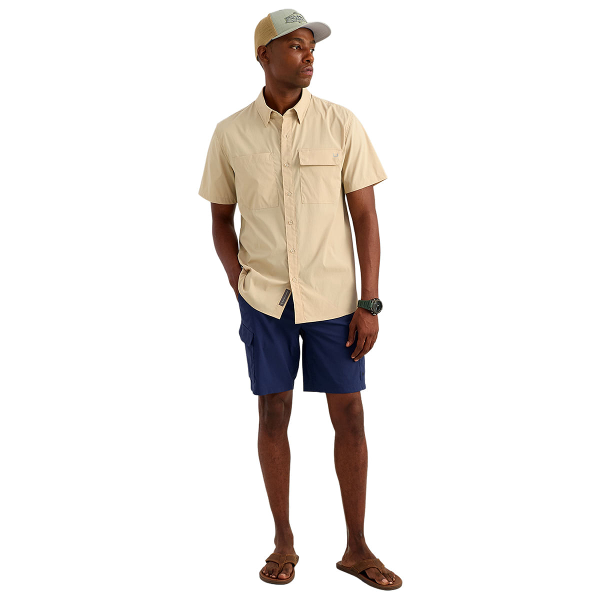 Huk-Icon-T-Shirt---Men-s-River-Rock