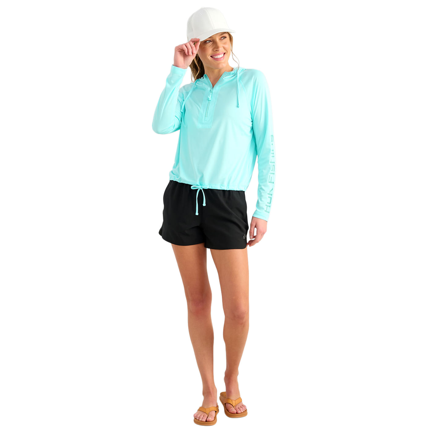 Huk-Pursuit-Novelty-Top-T-Shirt---Women-s-Caicos