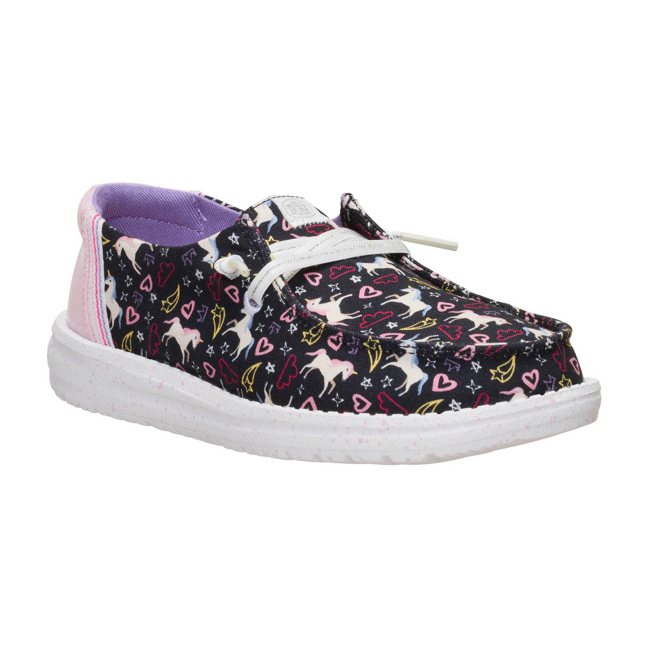 Hey Dude Wendy Unicorn Stars Shoe - Kids' - Black, Multi 11C – image 6 of 8