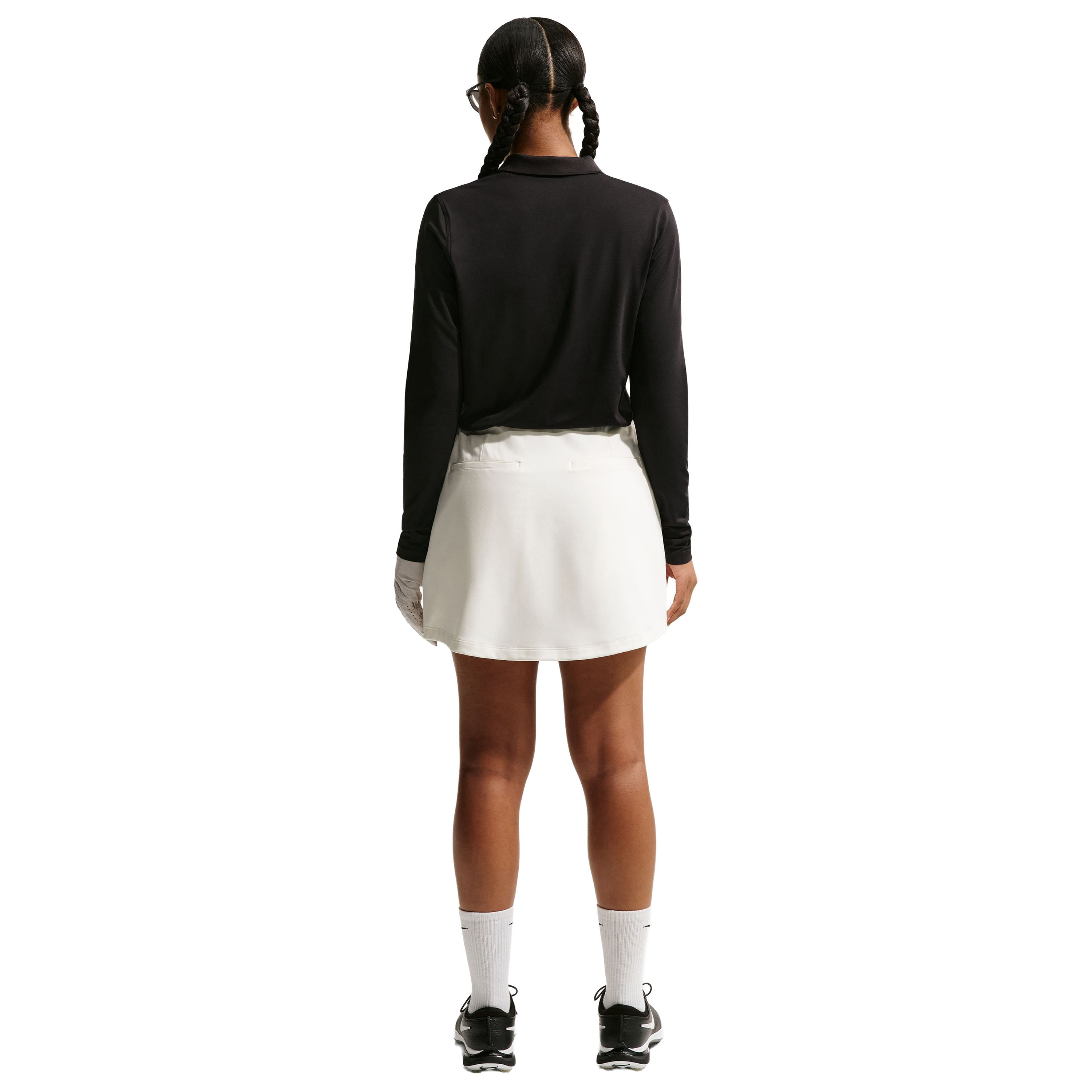 Nike Dri-FIT UV NGC Long-Sleeve Polo - Women's - Black, Sail L – image 3 of 5
