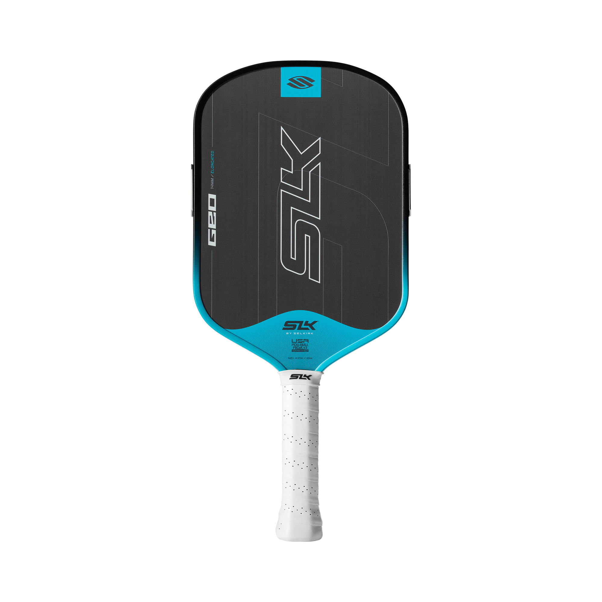 Selkirk SLK Geo Elongated Pickleball Paddle - Cyan? 16 mm