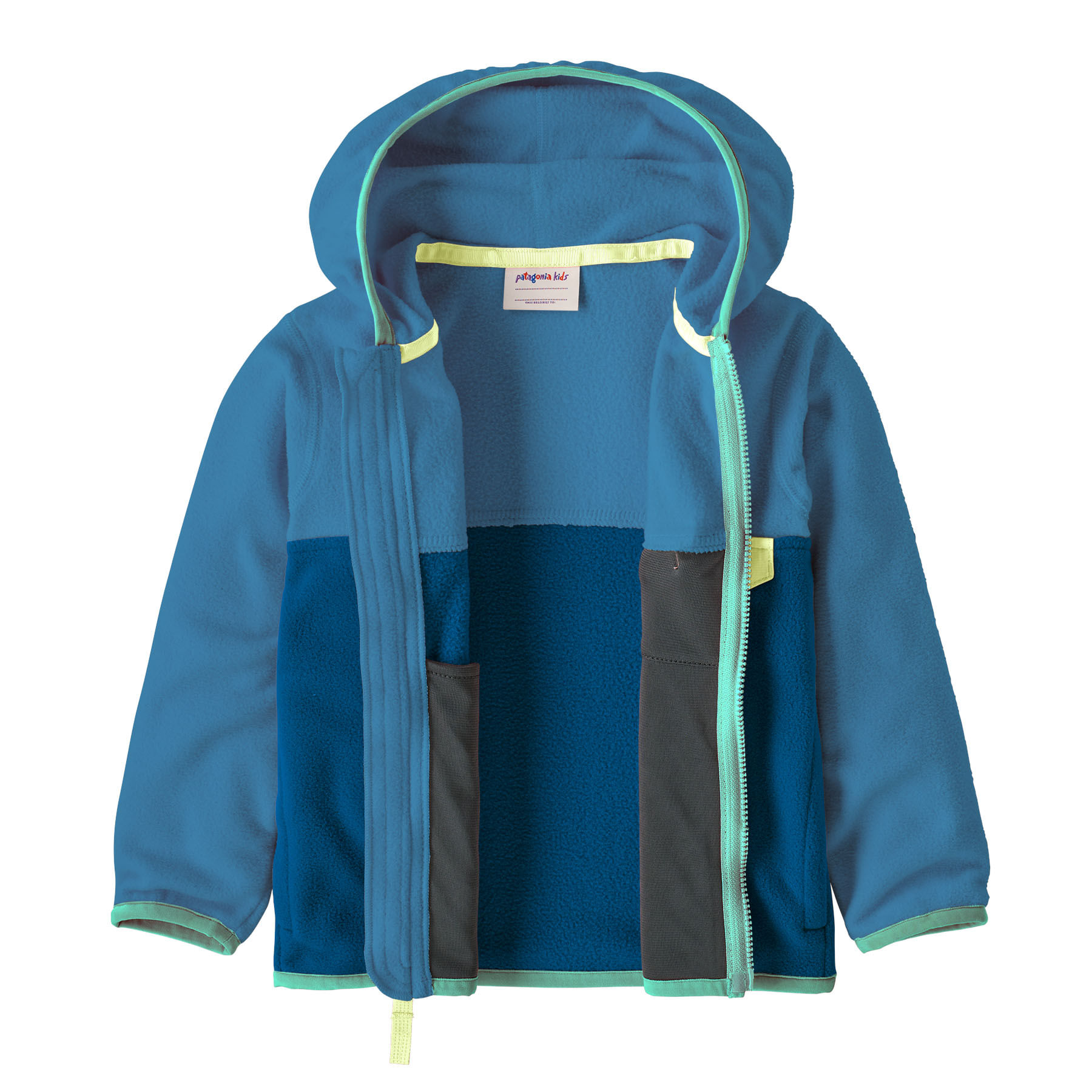 Patagonia Micro D Snap-T Fleece Jacket - Kids' - New Navy / Madder Red 12M