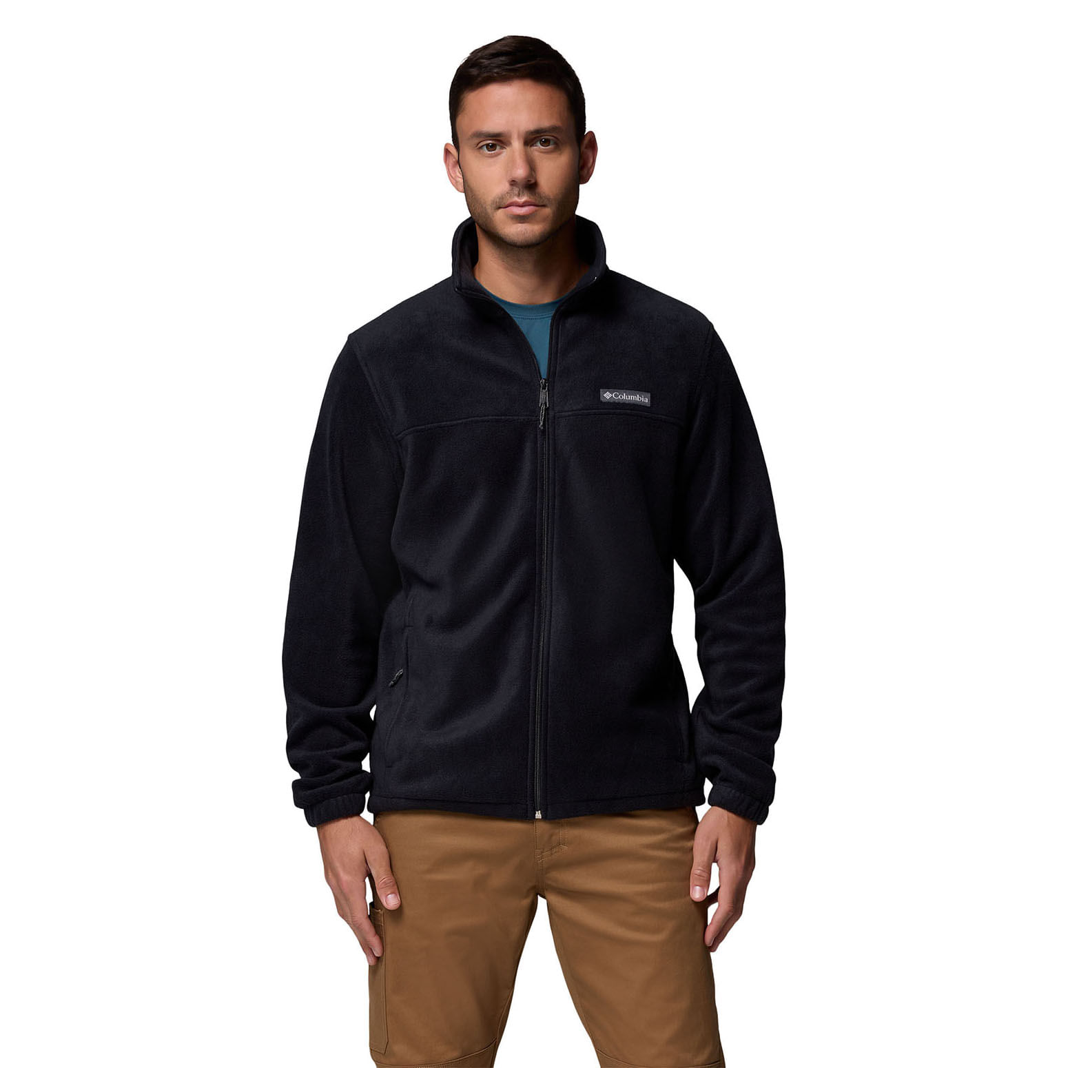 Columbia-Steens-Mountain-Full-Zip-Fleece-Jacket---Men-s-Black