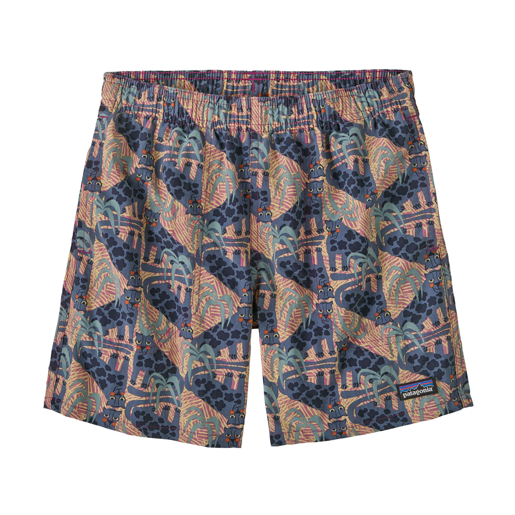 Patagonia-Baggies-Short---Kids--Jaggy---Faded-Magenta