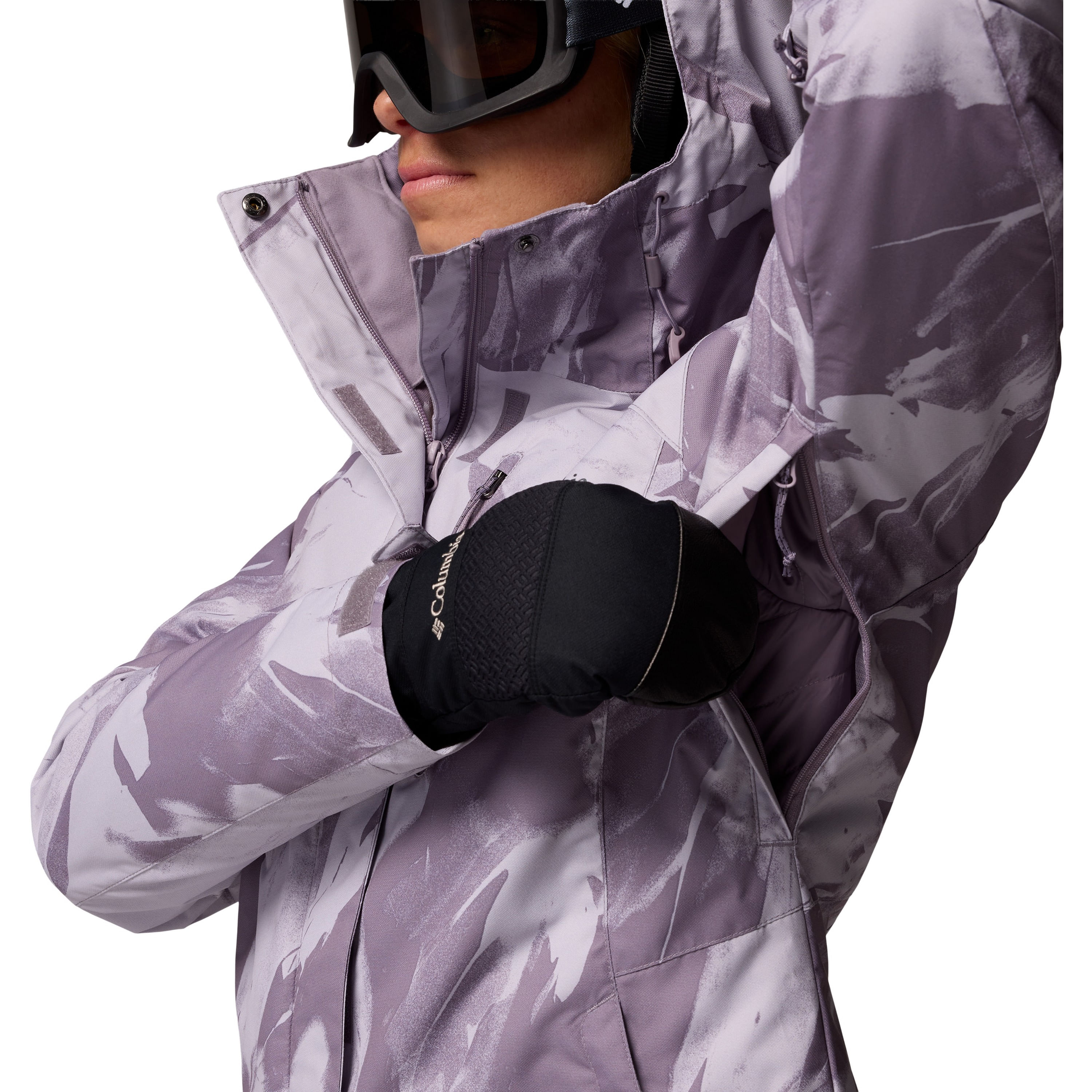Columbia-Whirlibird-V-Printed-Interchange-Jacket---Women-s-Shale-Purple-Snowflight