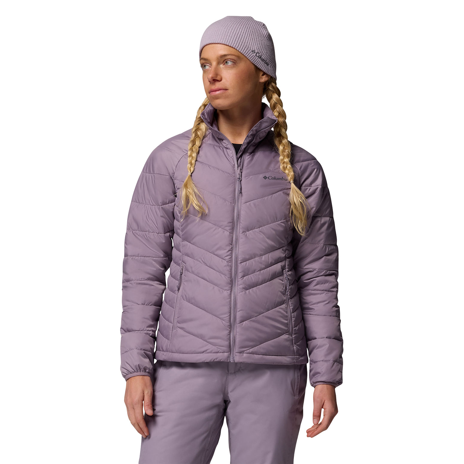 Columbia-Whirlibird-V-Printed-Interchange-Jacket---Women-s-Shale-Purple-Snowflight