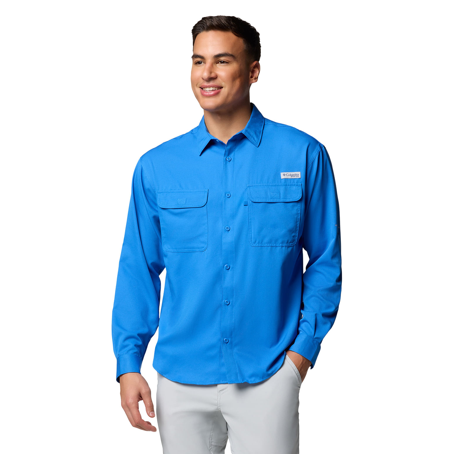 Columbia Shirt PFG Backwater Long Sleeve - Men's - Als.com