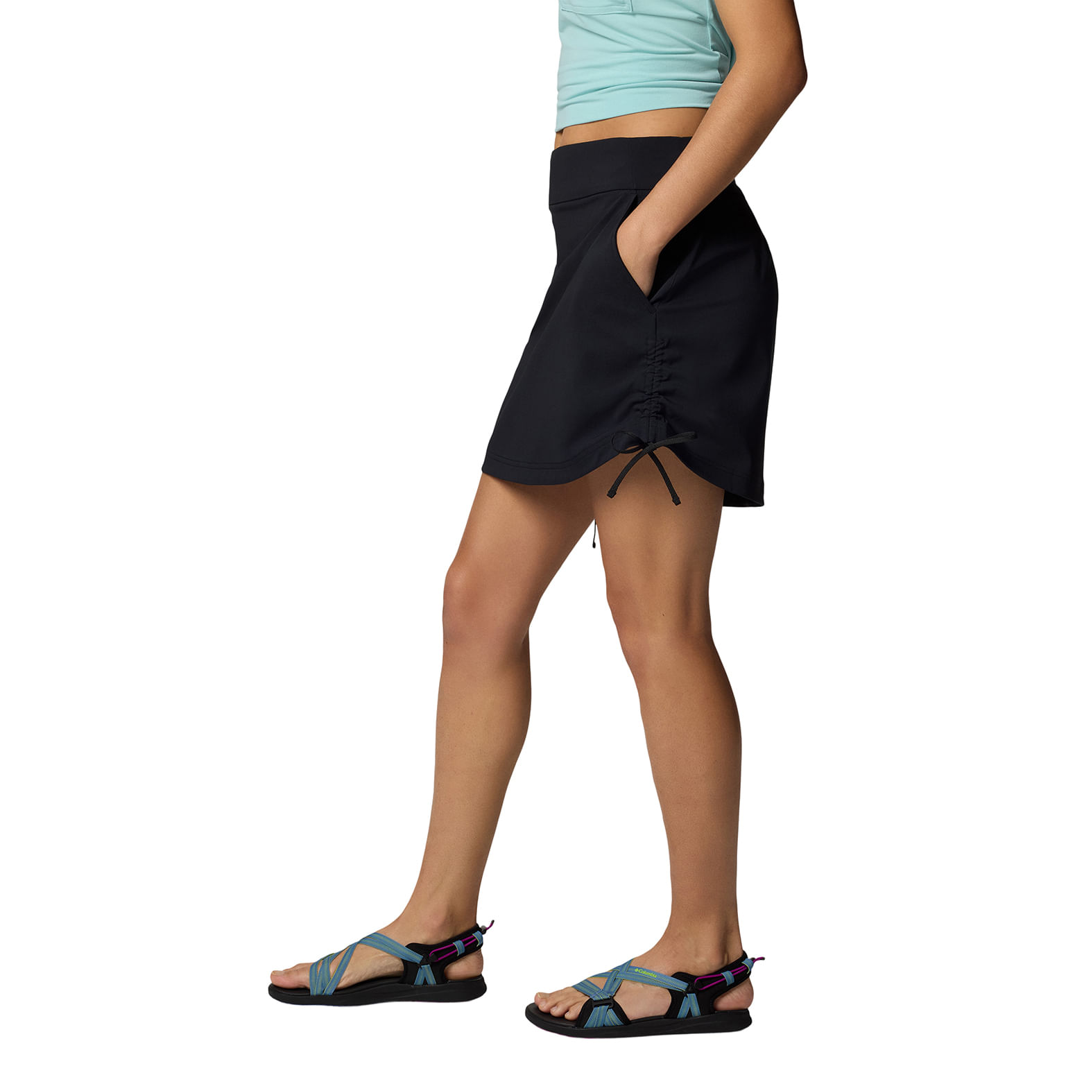 Columbia-All-Seasons-Ruched-Skort---Women-s-Black