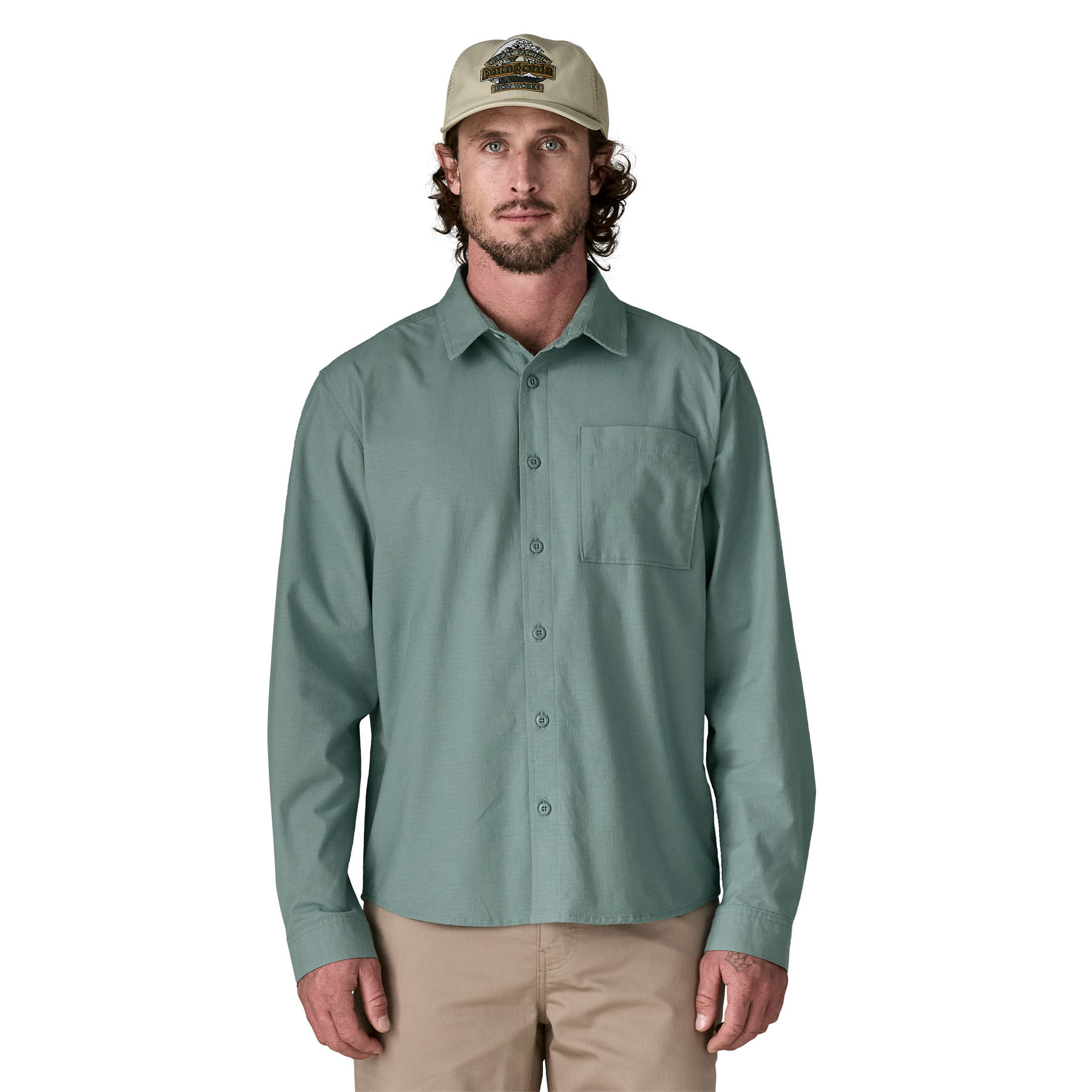 Patagonia-Nomader-Shirt---Men-s-Blue-Sage