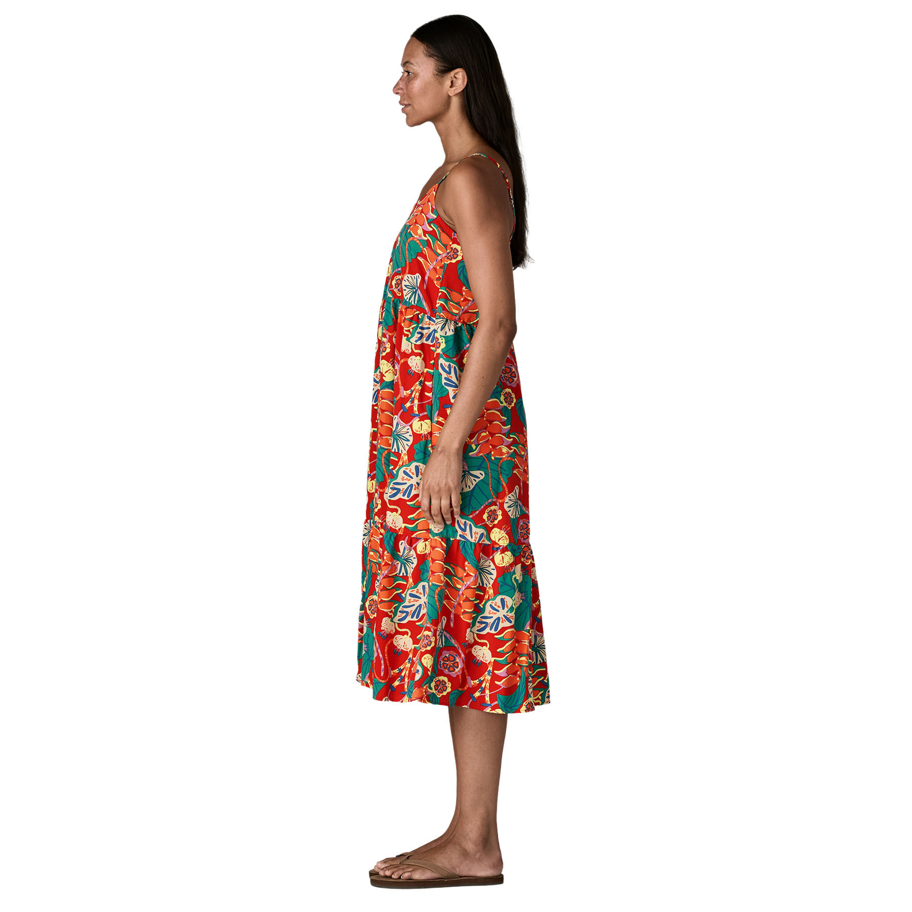 Patagonia Tidal Threads Dress - Women's - Shelly Shelly, Mellow Melon XS – image 5 of 8