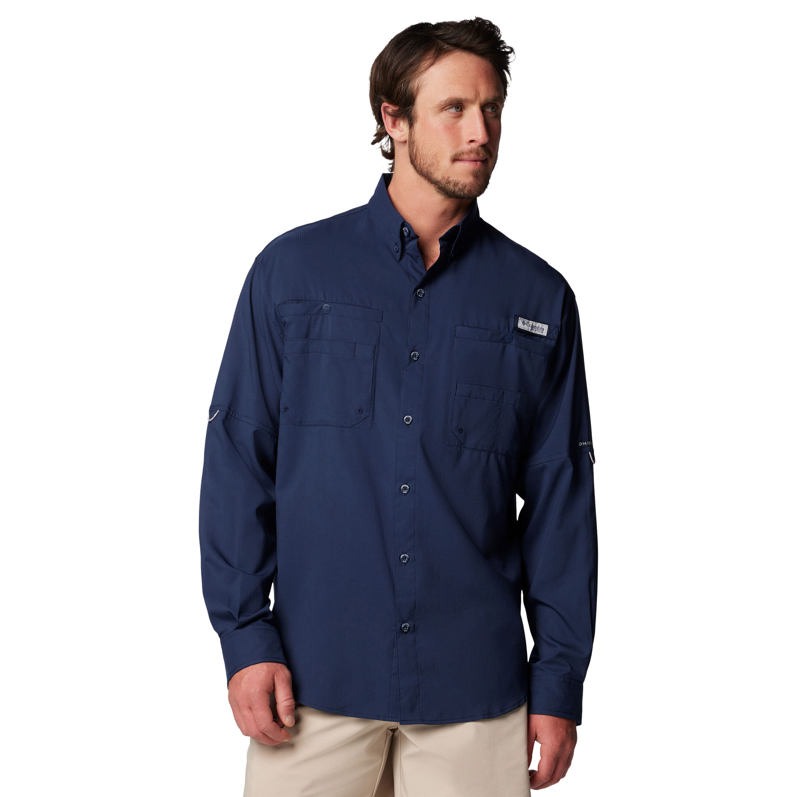 Columbia-PFG-Tamiami-II-Long-Sleeve-Shirt---Men-s-Collegiate-Navy