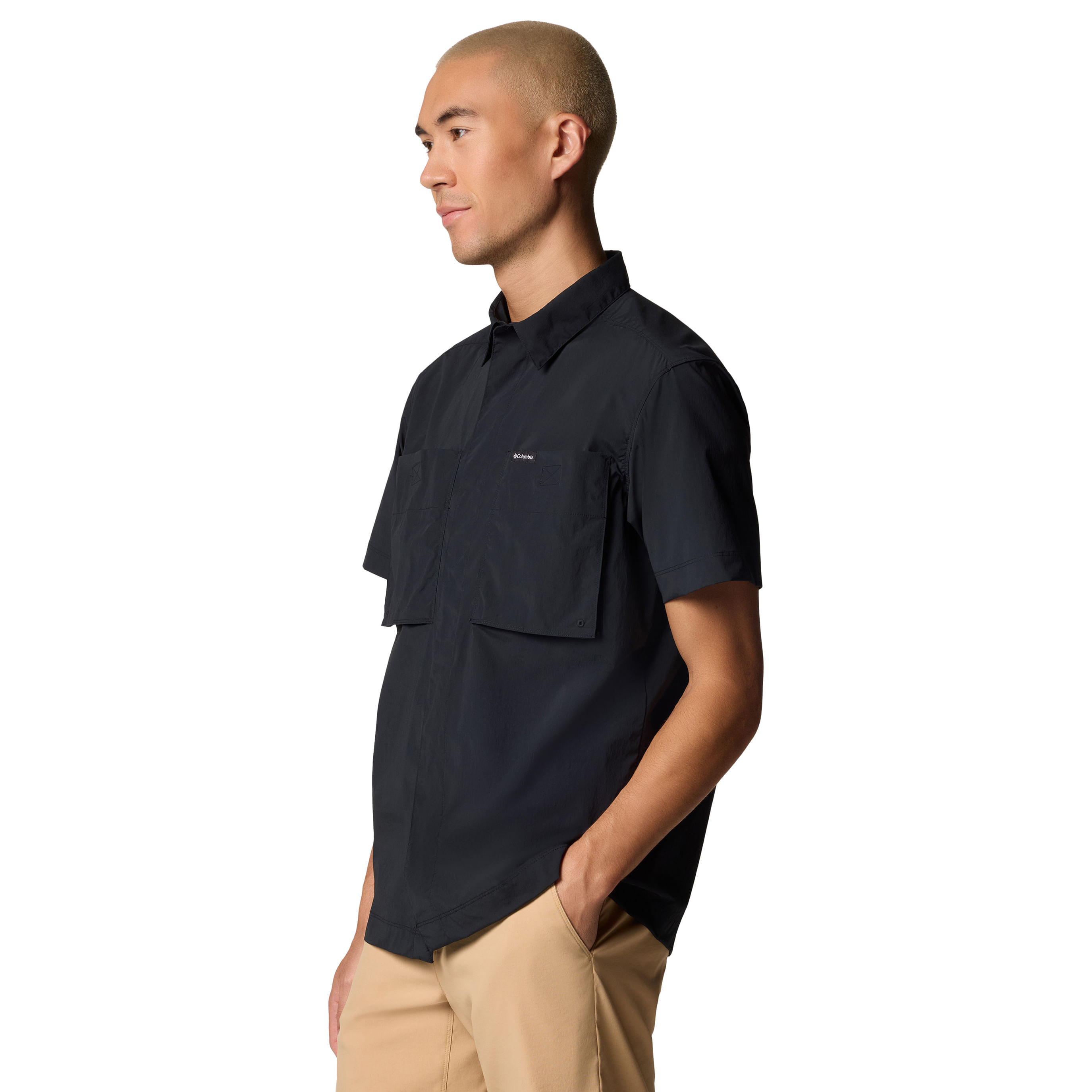 Columbia-Black-Mesa-Utility-Short-Sleeve-Shirt---Men-s-Black