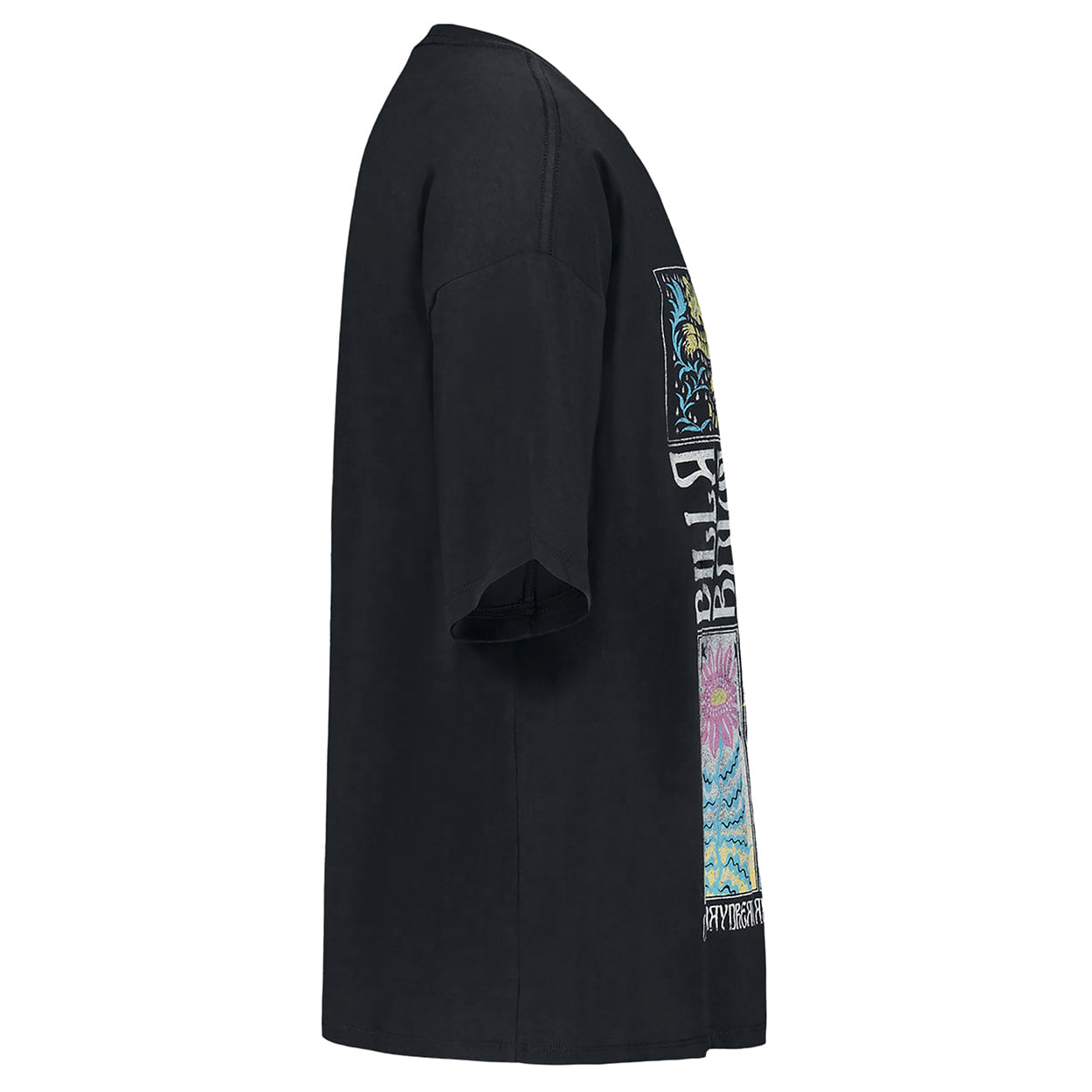 Billabong Daydream Oversized T-Shirt - Girls' - Black Sands L