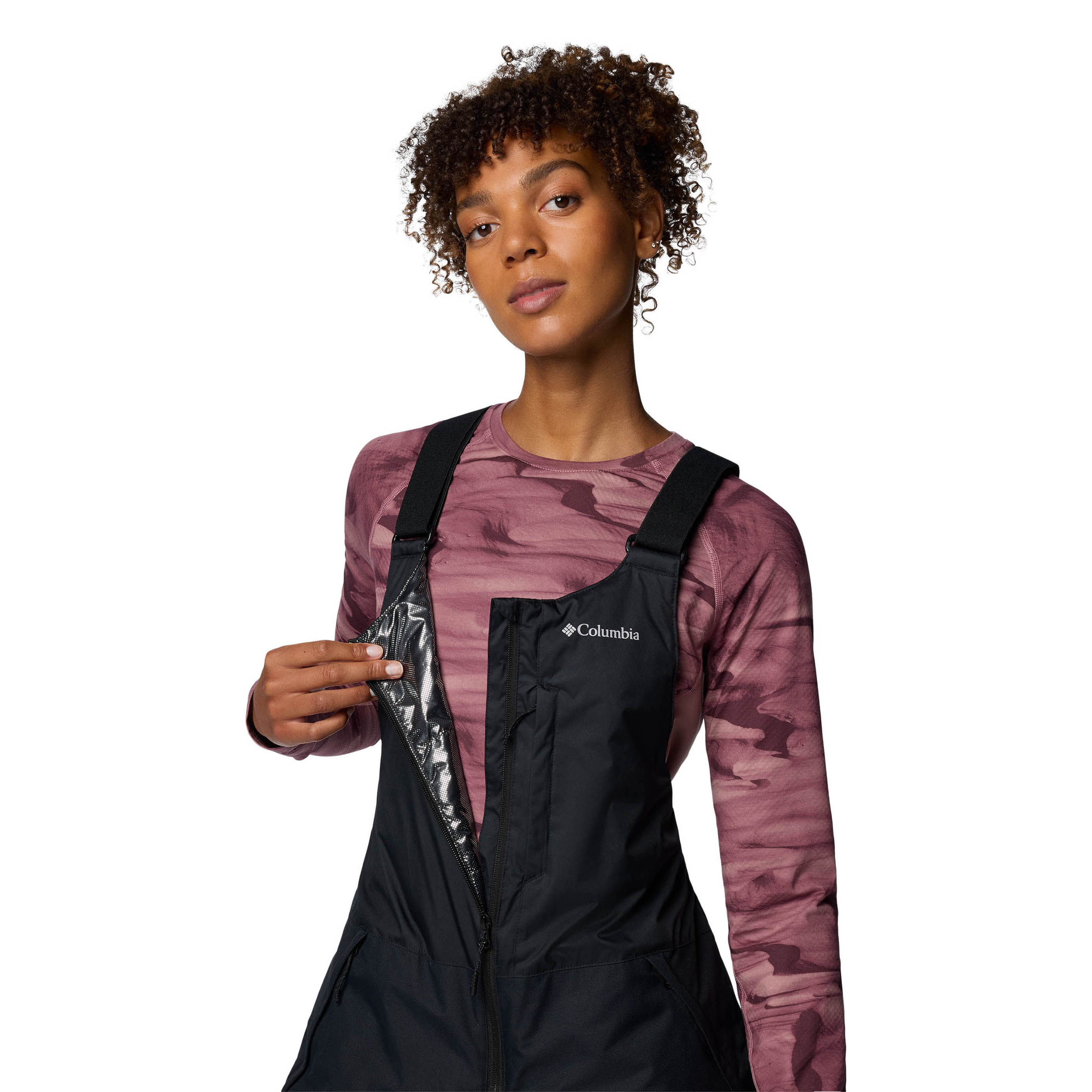 Columbia Iceventure II Bib - Women's - Black Dobby XXL Regular – image 6 of 10