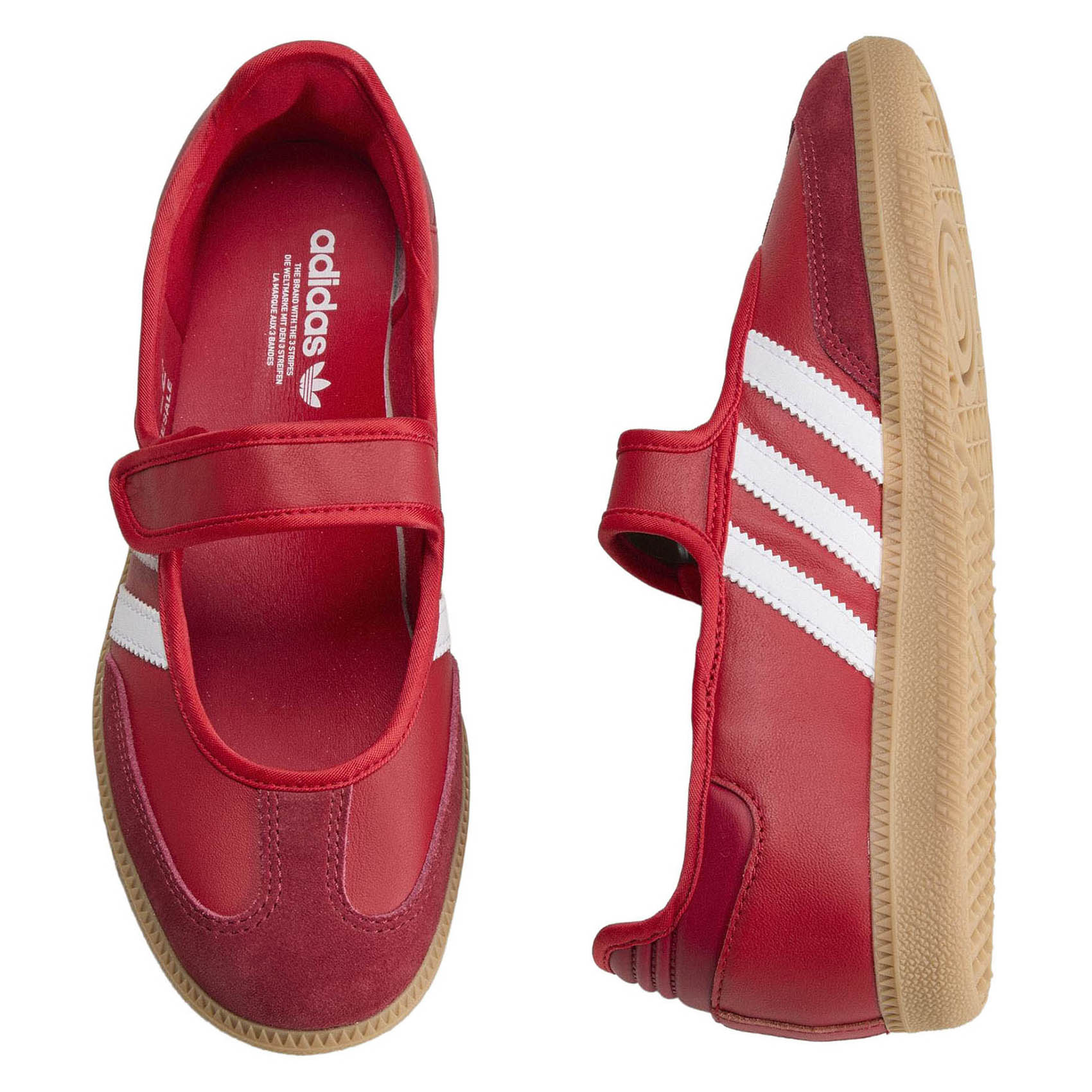 adidas Samba Jane Shoe - Women's - Better Scarlet, Team Victory Red, Gum3 7 Regular – image 13 of 13