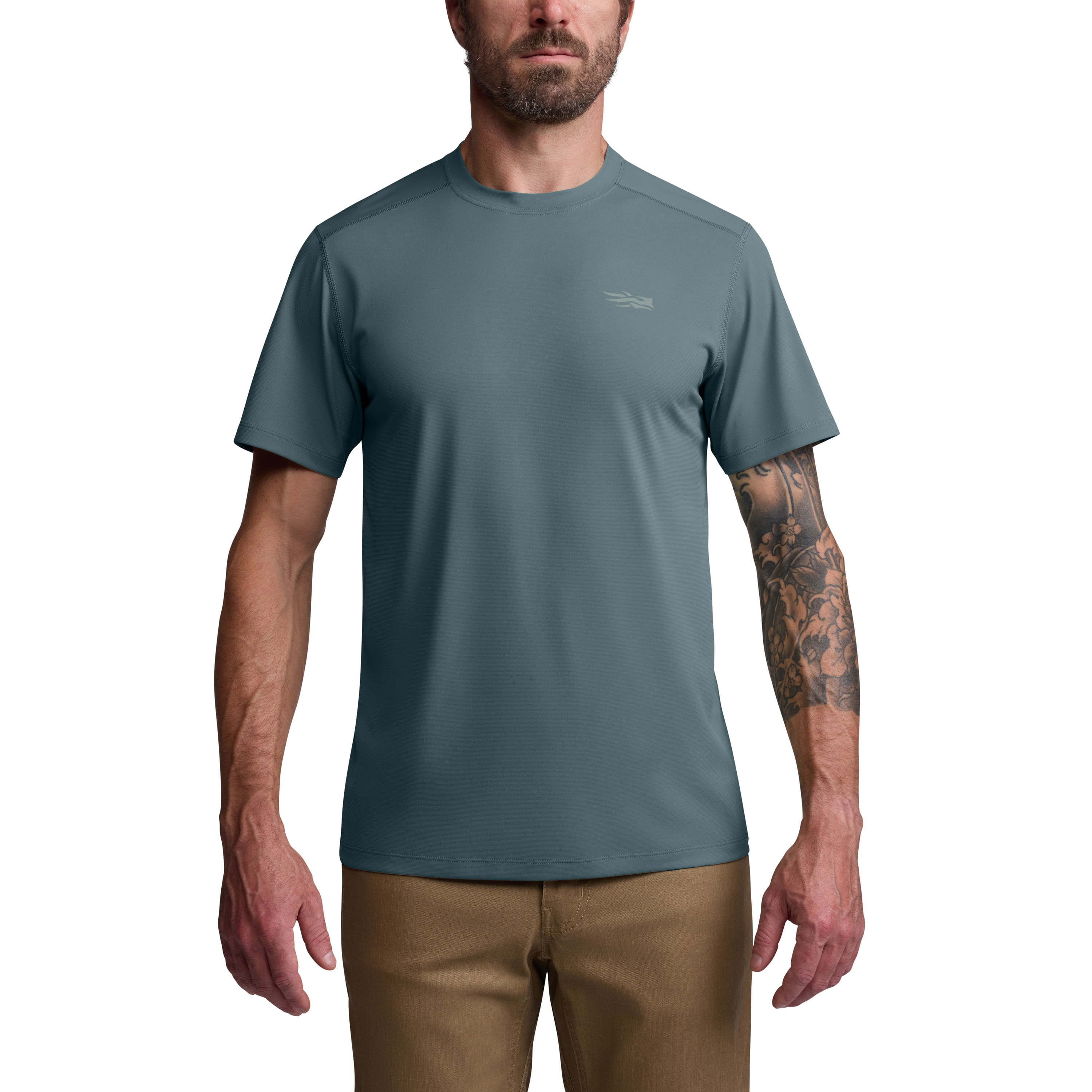 SITKA Tech T-Shirt - Men's - Gravel Blue L