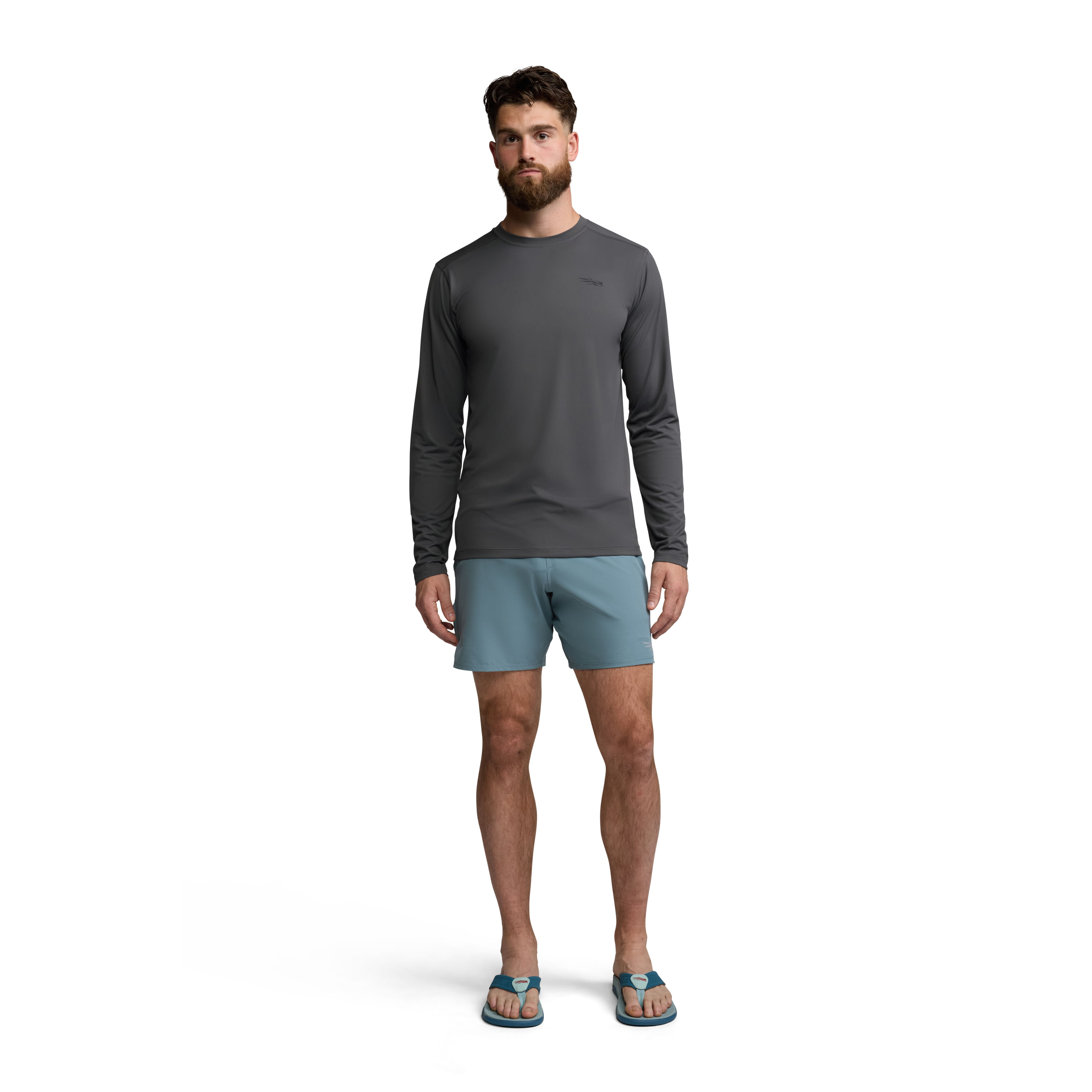 SITKA-Radiant-Long-Sleeve-Crew-Shirt---Men-s-Iron-Grey
